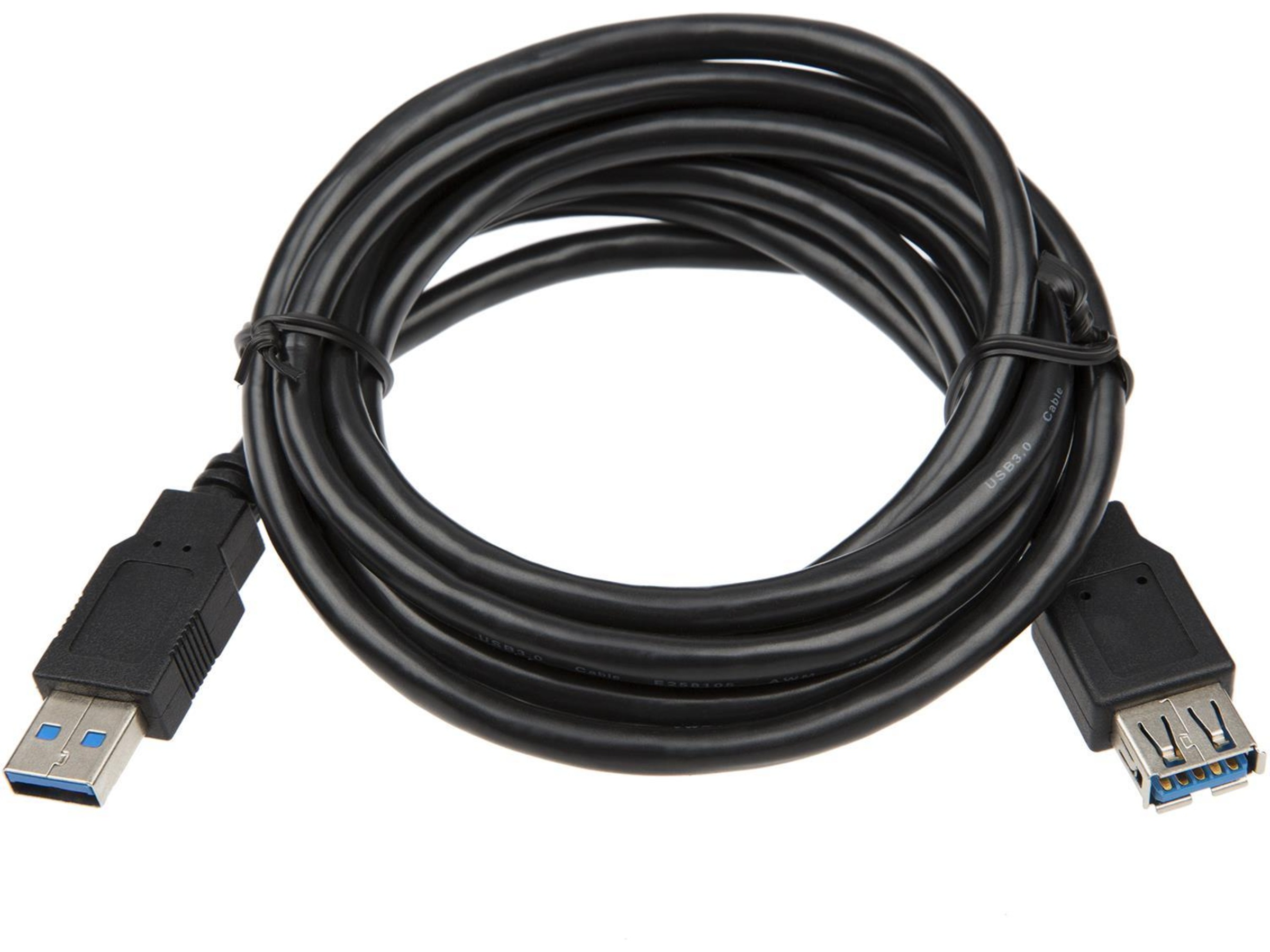 USB-A Skjøtekabel 15m (sort) USB-kabler