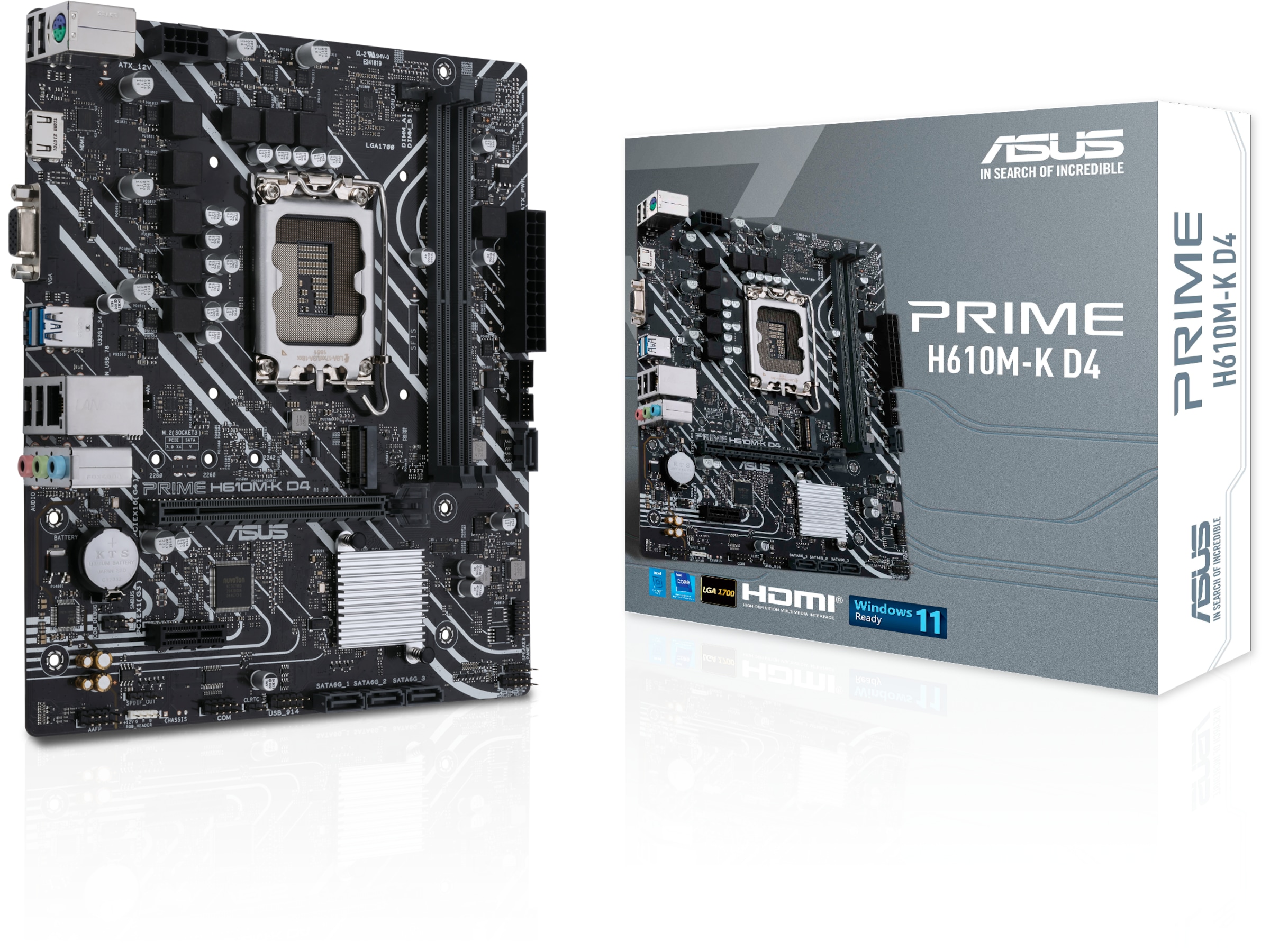 ASUS PRIME H610M-K D4 Hovedkort Intel Socket