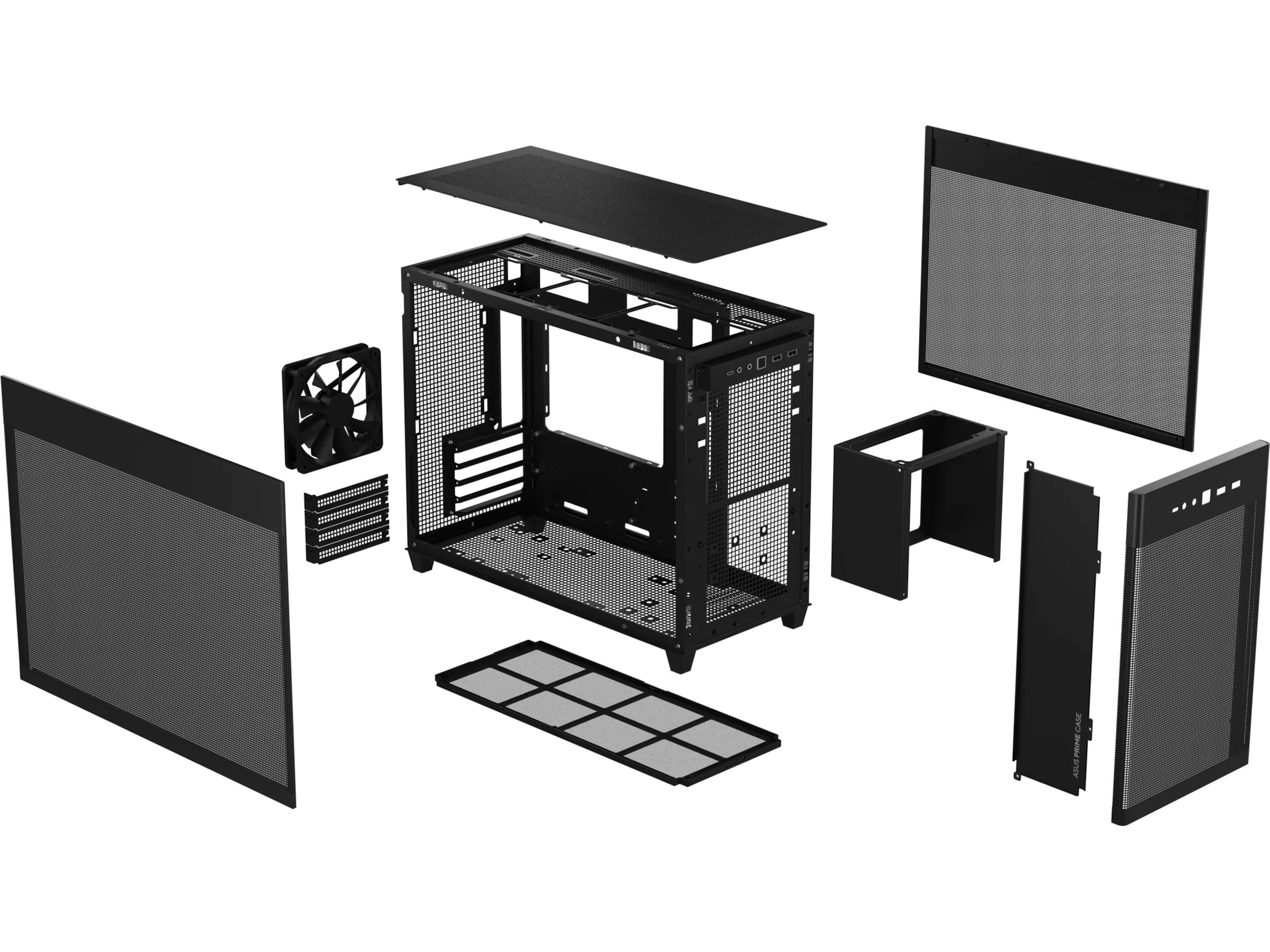 ASUS Prime AP201 MicroATX (sort) Mini/Micro/Nano tower