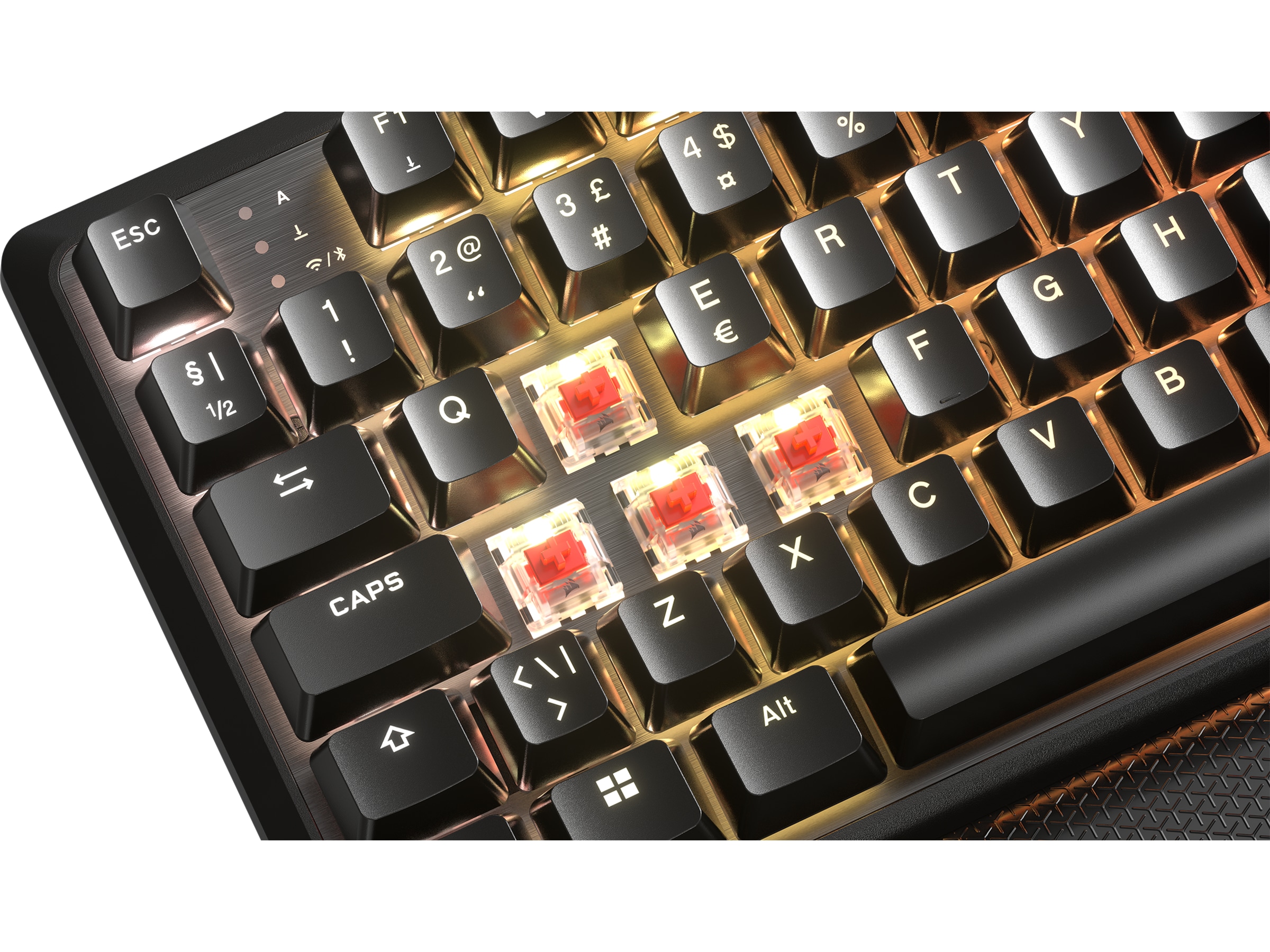 Corsair K70 Core TKL RGB trådløst gamingtastatur (sort) Gamingtastatur