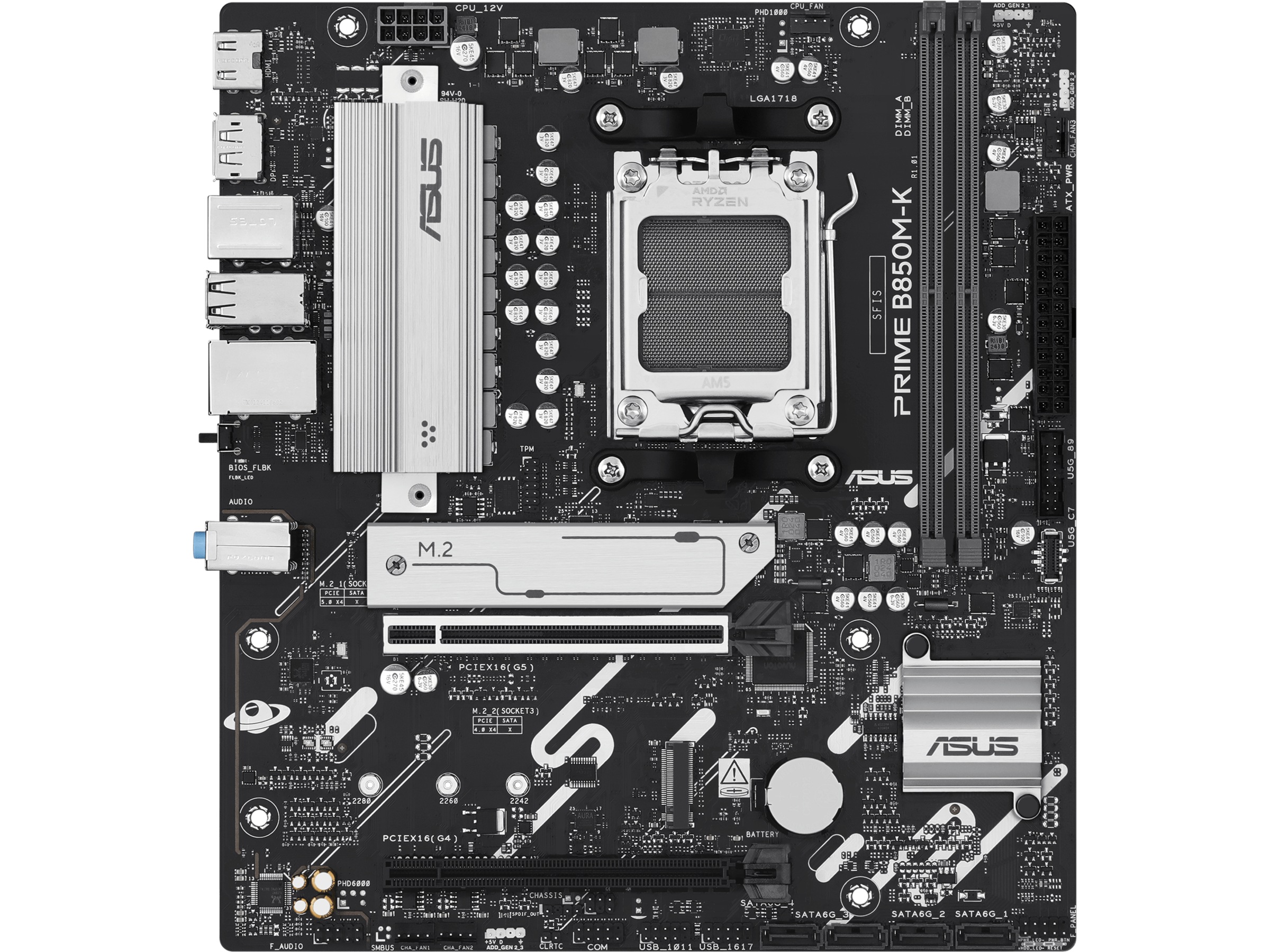 ASUS B850M-K PRIME D5 Hovedkort AMD Socket