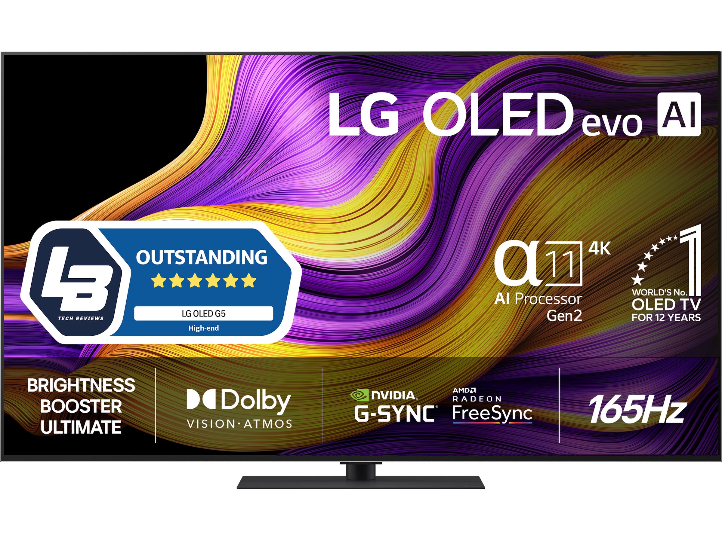 LG 55" G5 AI 4K OLED Smart TV (2025) 20 - 49 tommer TV