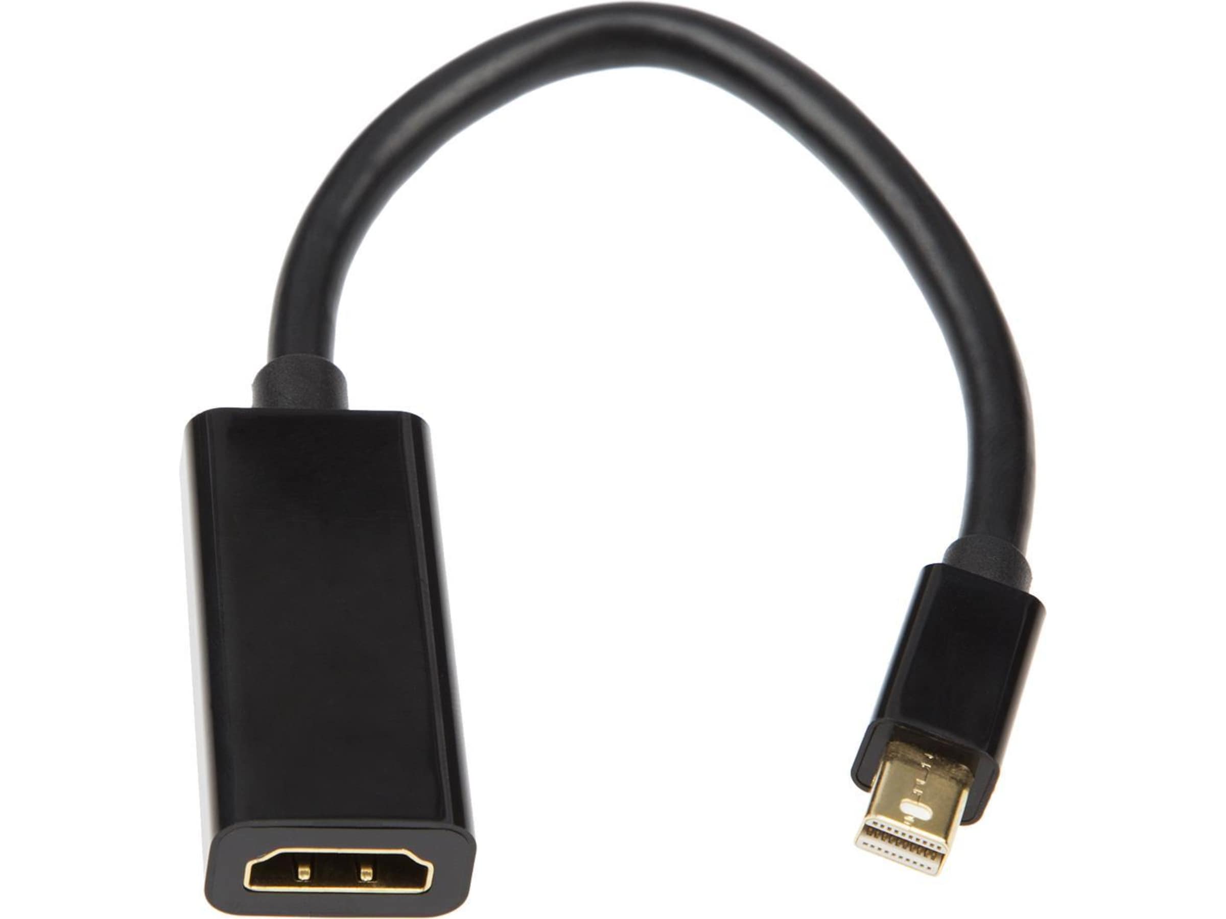 MiniDP til HDMI Adapter 5cm (sort) Kabeladaptere & overganger