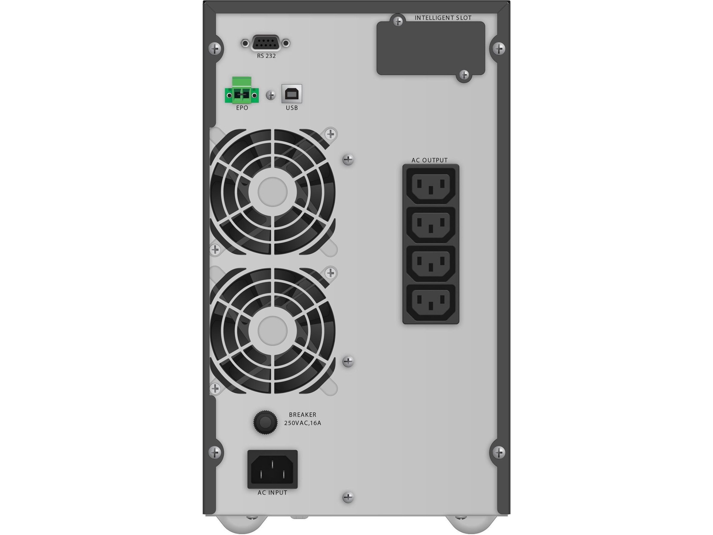 BlueWalker PowerWalker UPS VFI 2000 TG UPS og UPS-batteri