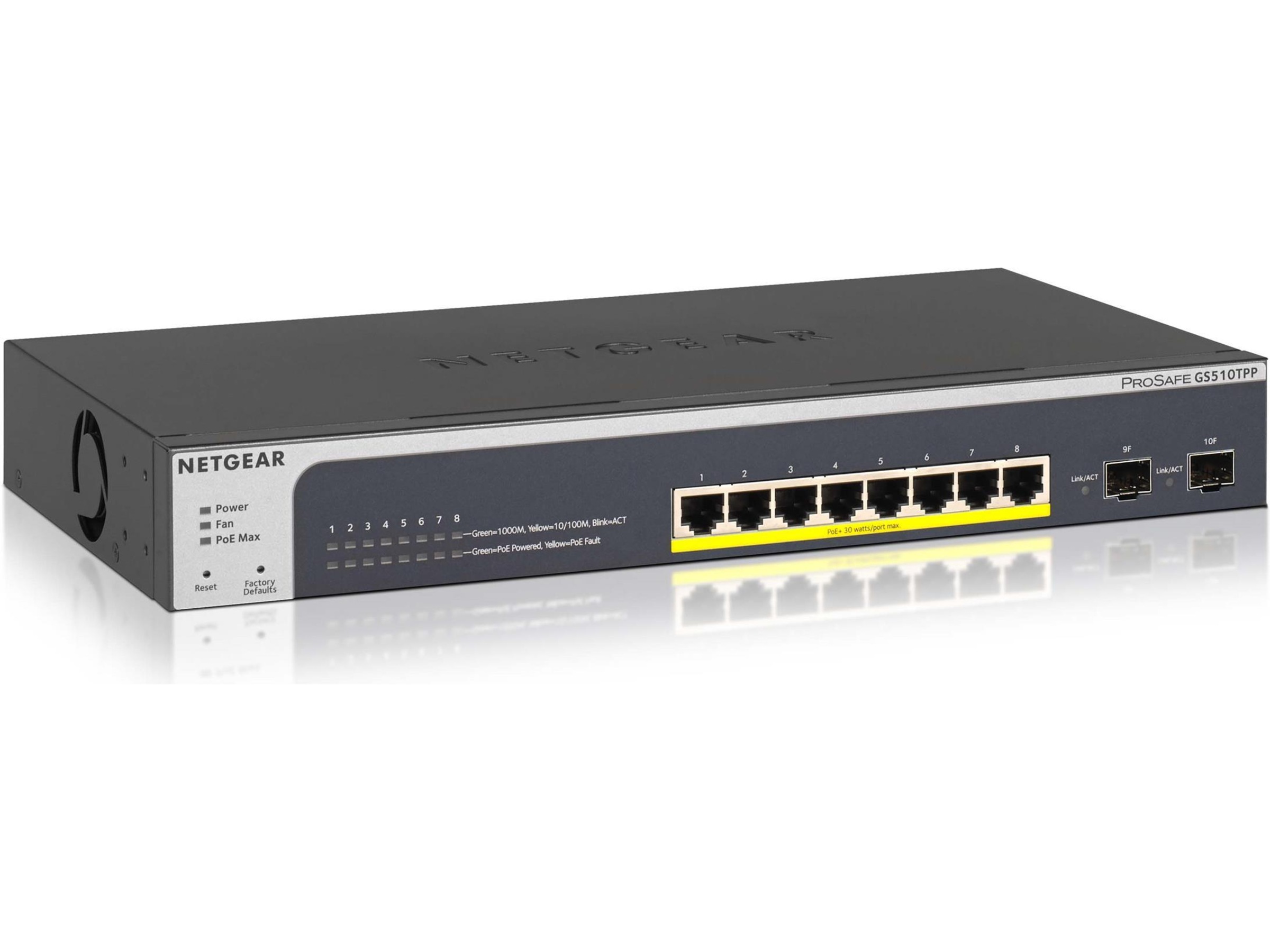 Netgear GS510TPP PoE+ Switch Switch
