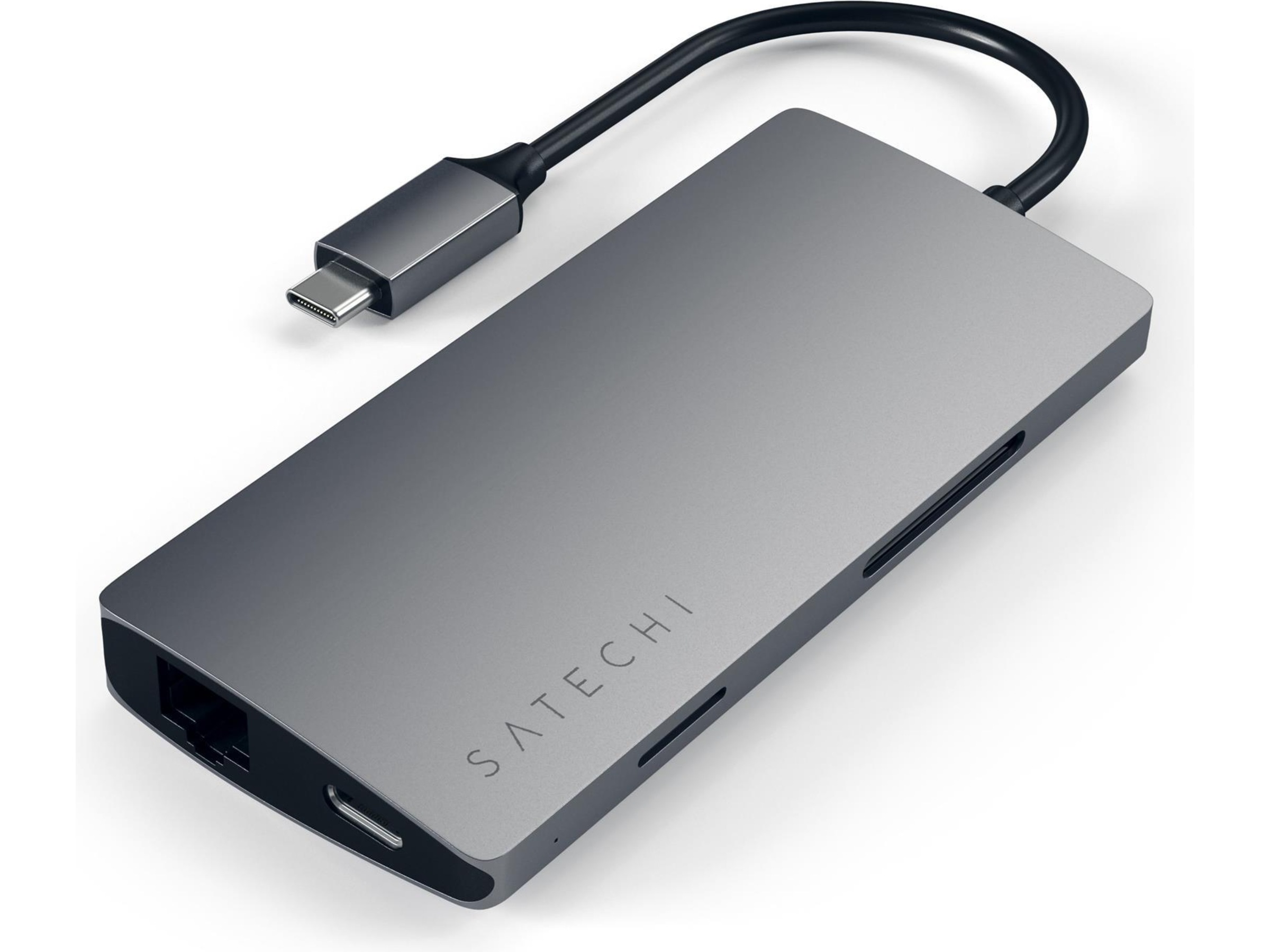 Satechi MultiPort 4K Docking V2 (stellargrå) Dockingstasjon & USB-HUB