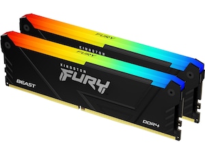 Kingston FURY Beast RGB DDR5 6000MHz 16GB - Minnebrikker | Komplett.no