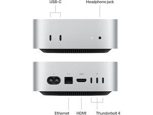 Mac Mini M4 (2024) 512GB - Stasjonær PC | Komplett.no
