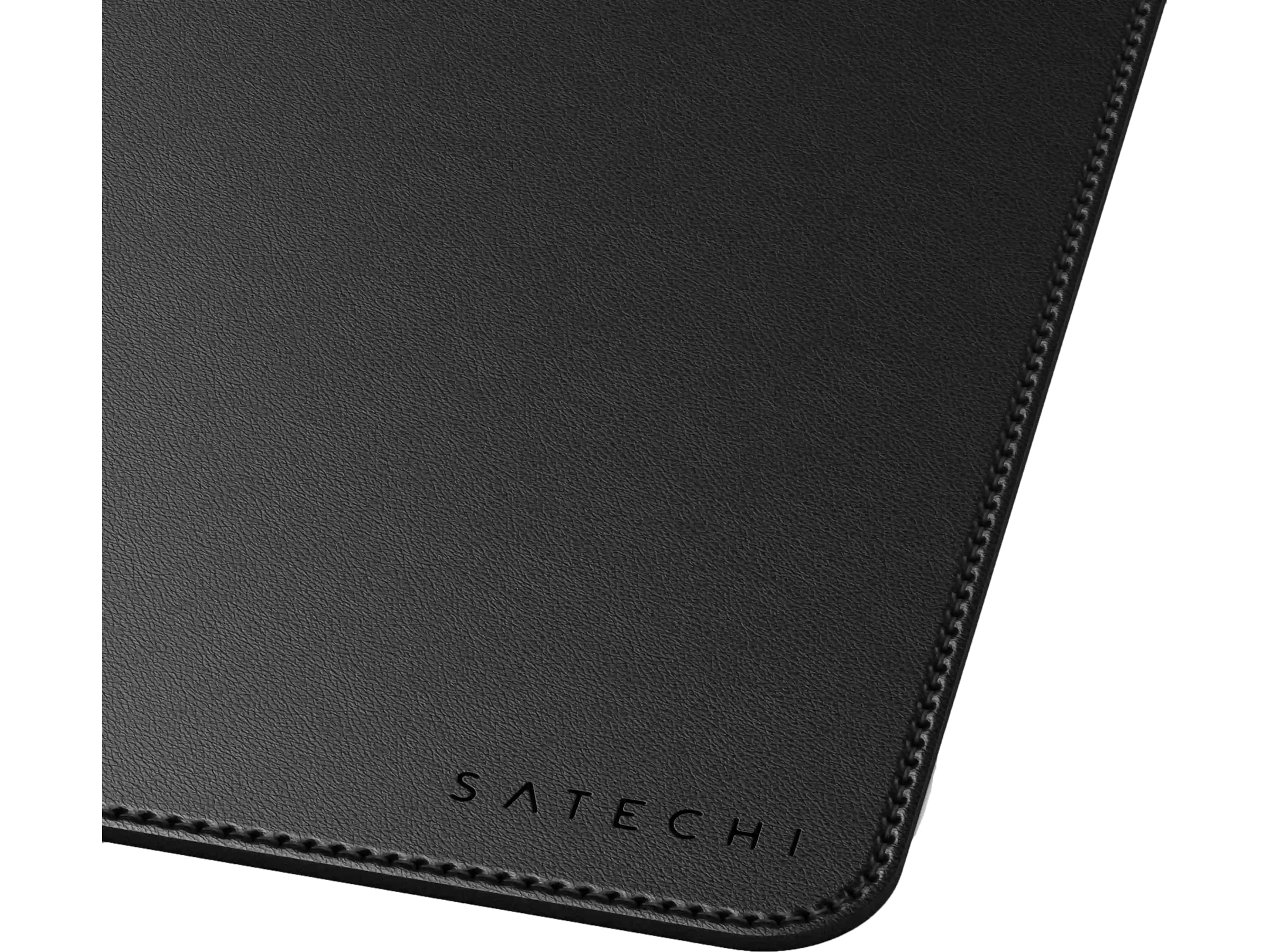 Satechi Vegan-Leather Premium Skrivebordsmatte (sort) Musematte