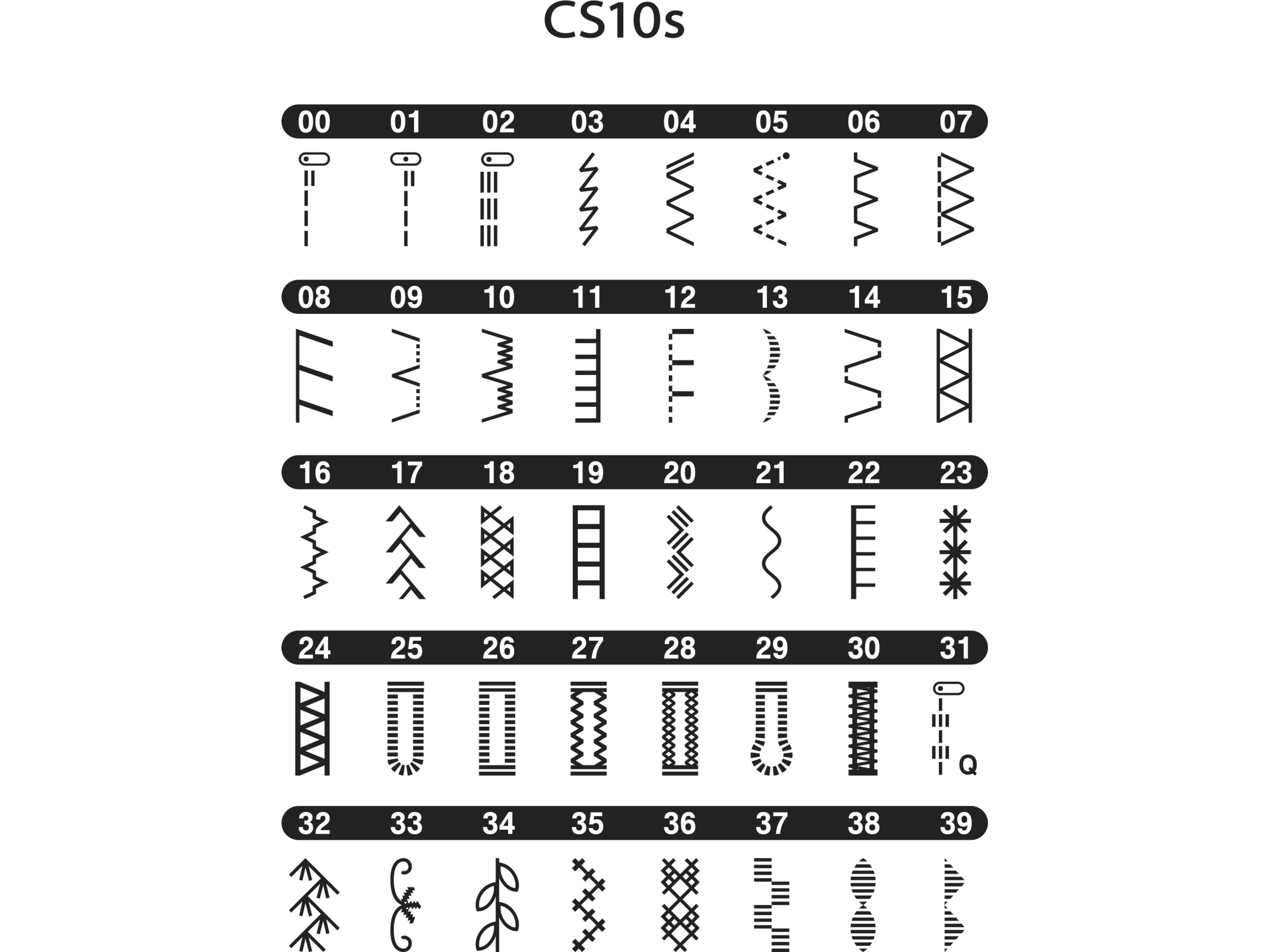 Brother SH40NVZW1 symaskin Symaskiner
