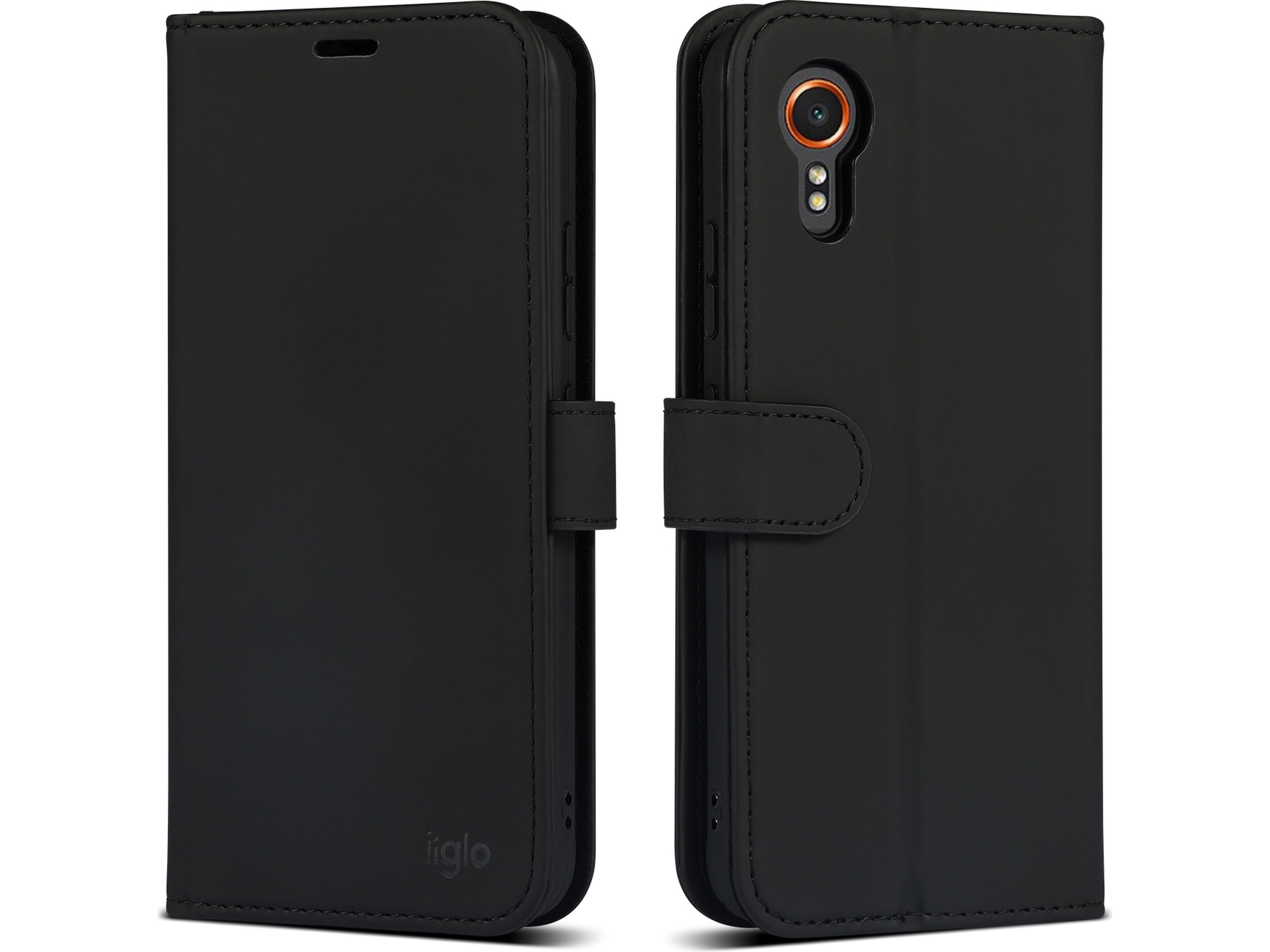 iiglo Samsung XCover 7 Lommebokdeksel (sort) Mobildeksel