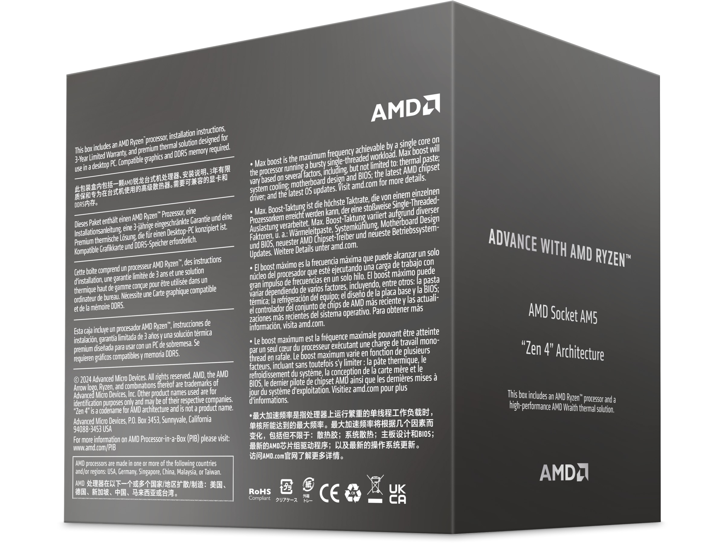 AMD Ryzen 7 8700F CPU Prosessorer