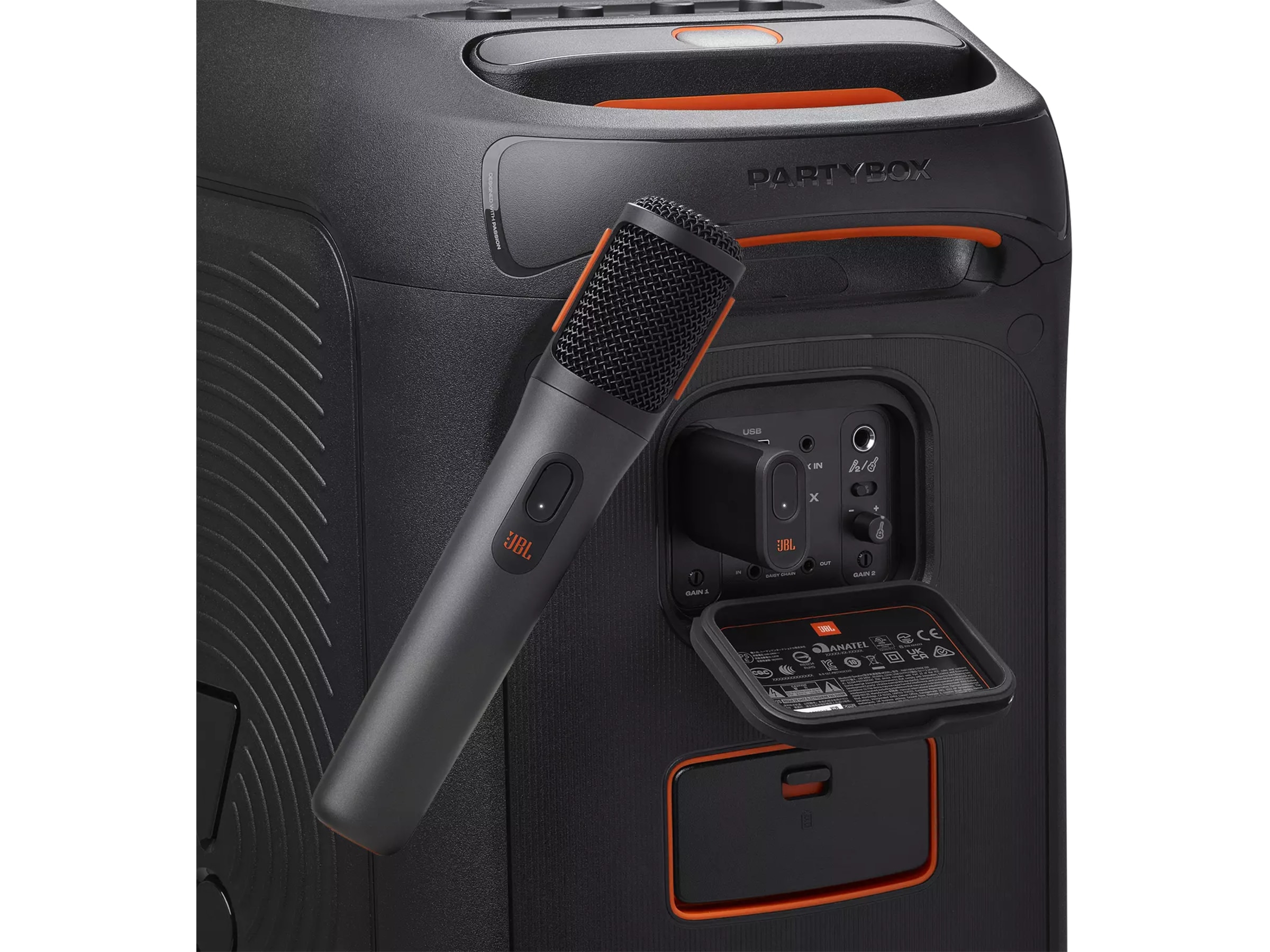 JBL PartyBox 2x Trådløs Mikrofon Trådløs / Bluetooth-høyttaler