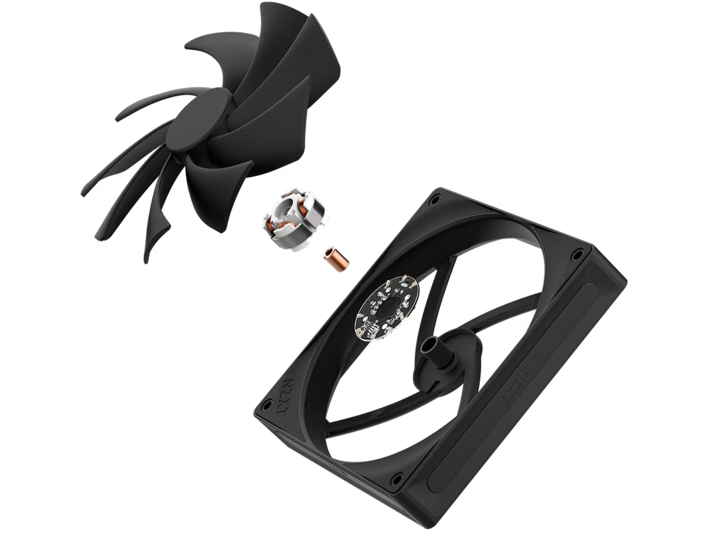 NZXT F140Q Quiet Airflow Vifte (sort) Vifter