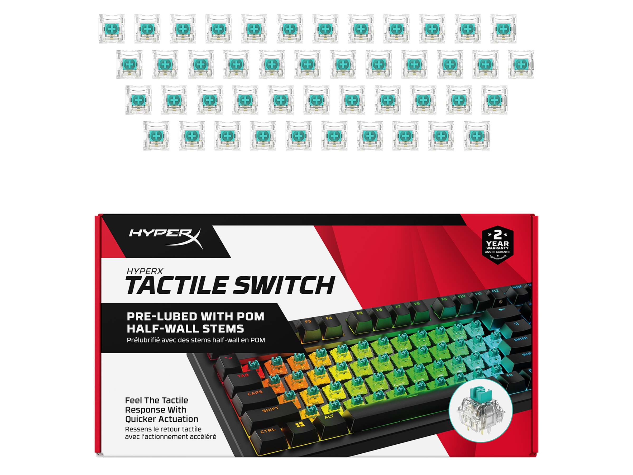 HyperX Tactile Switch Tilbehør til gaming- tastatur og mus