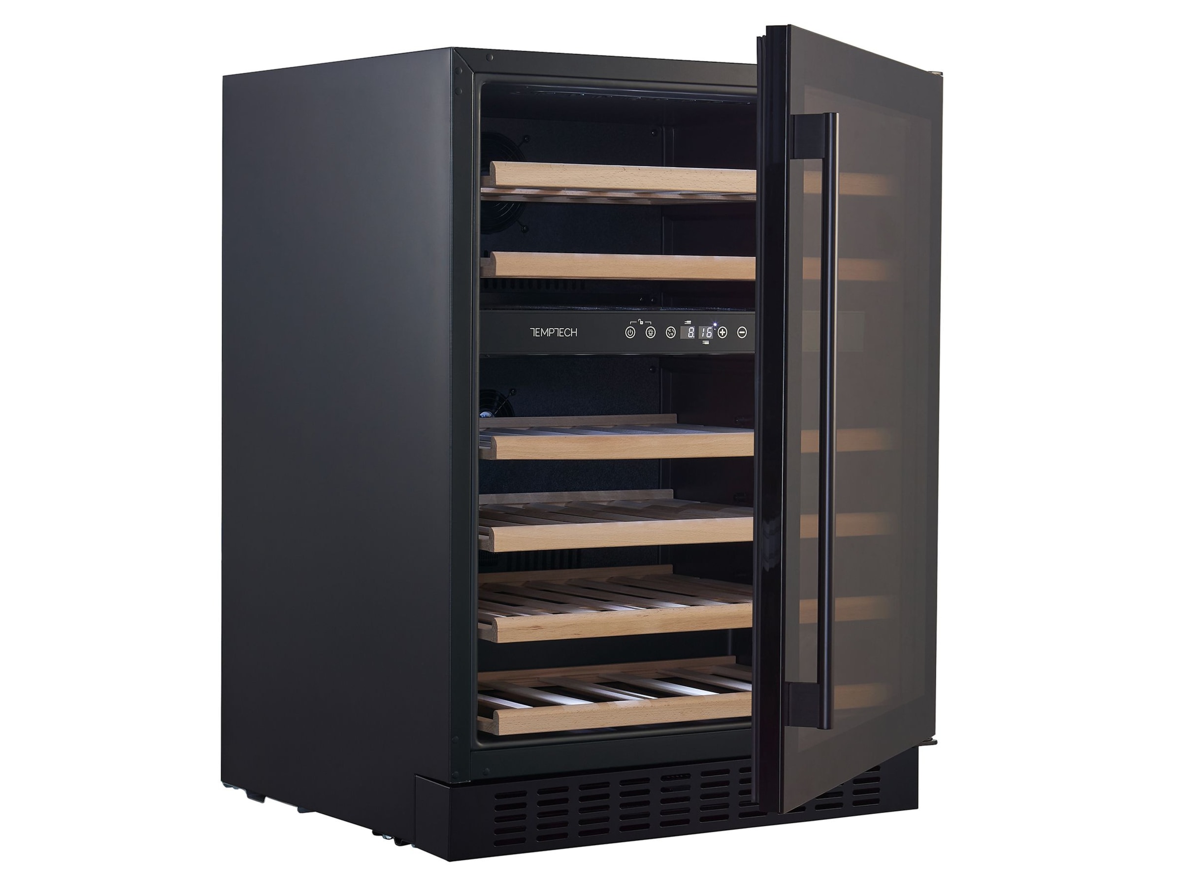 Temptech Classique CLX60DB vinskap (46 flasker) Frittstående vinskap