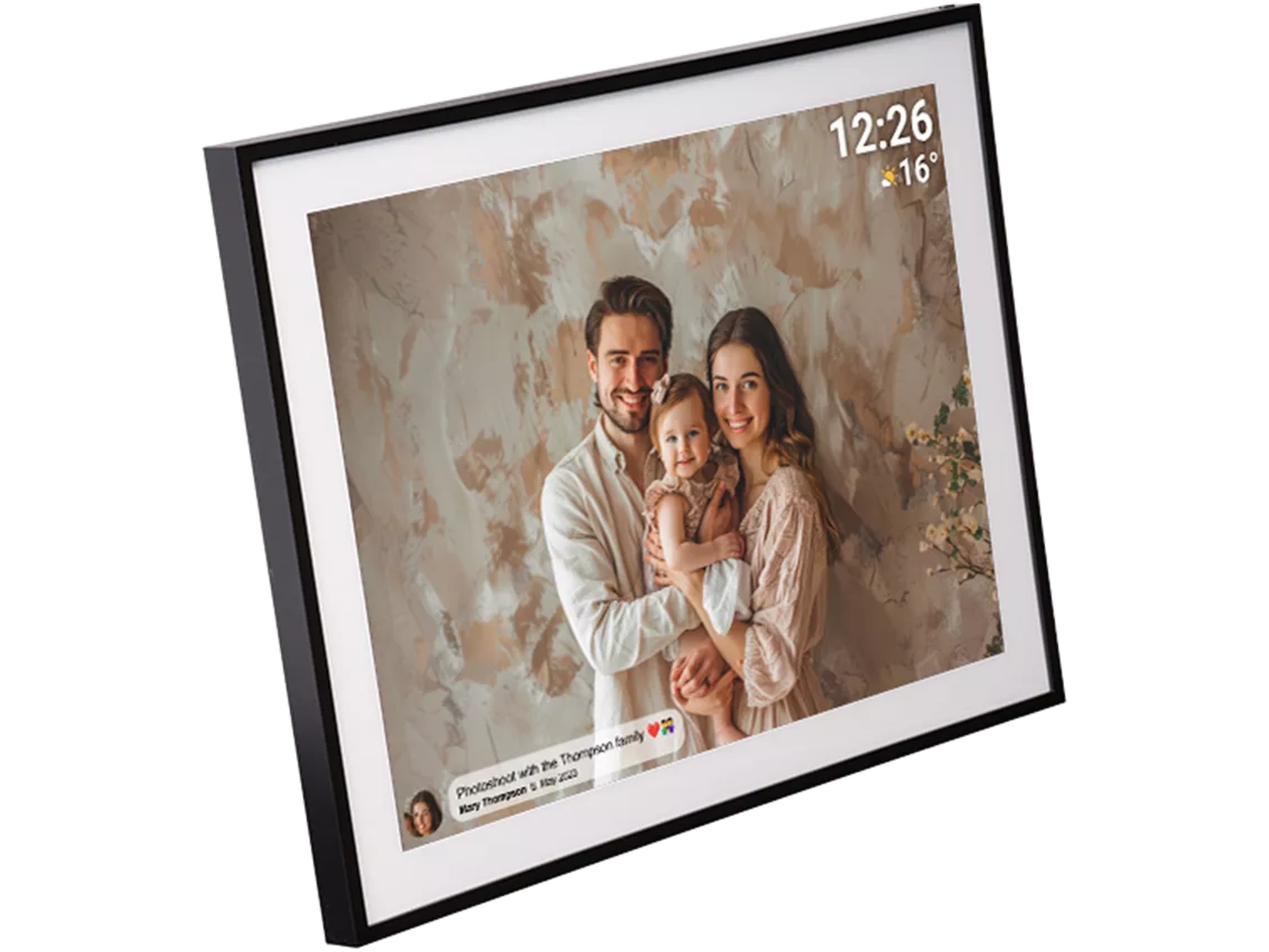 Denver PFF-1970 19" digital fotoramme (sort/hvit) TV-ramme & tilbehør