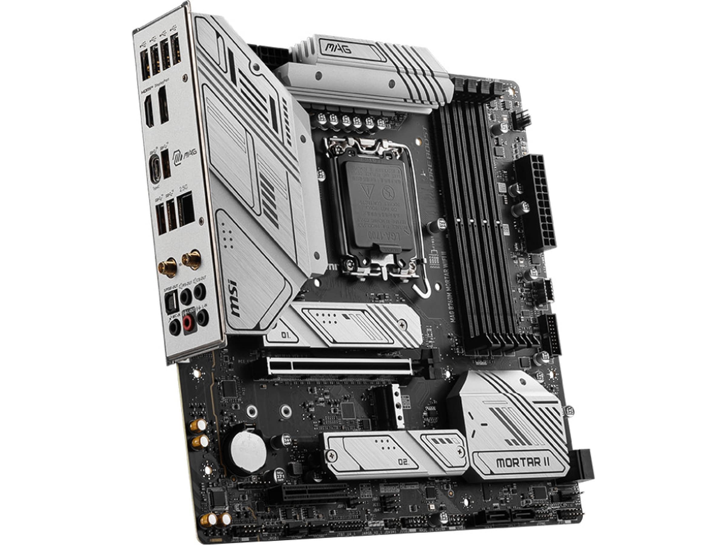 MSI MAG B760M MORTAR WIFI II Hovedkort Intel Socket