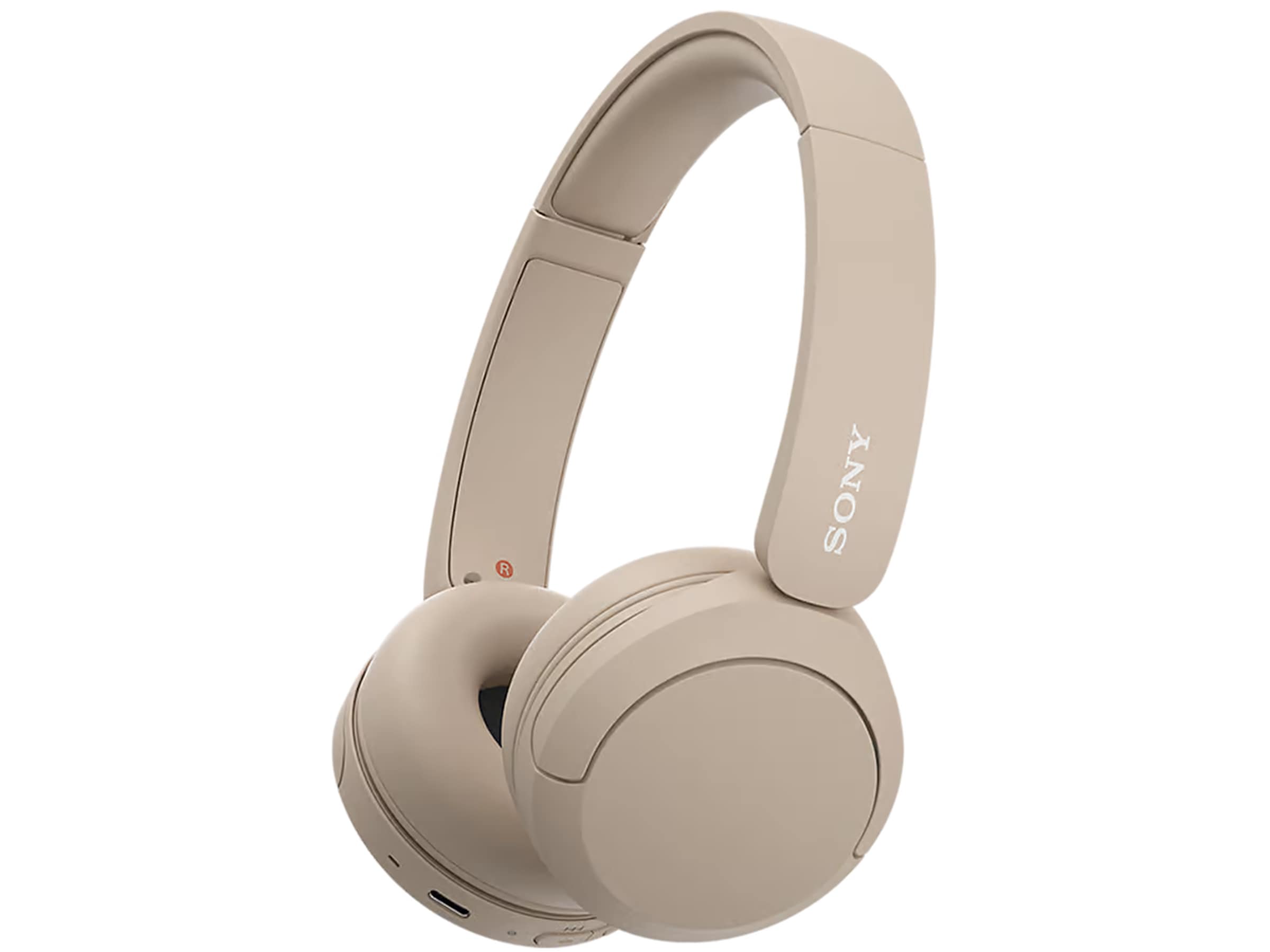 Sony WH-CH520 trådløse hodetelefoner, On-Ear (beige) Hodetelefoner