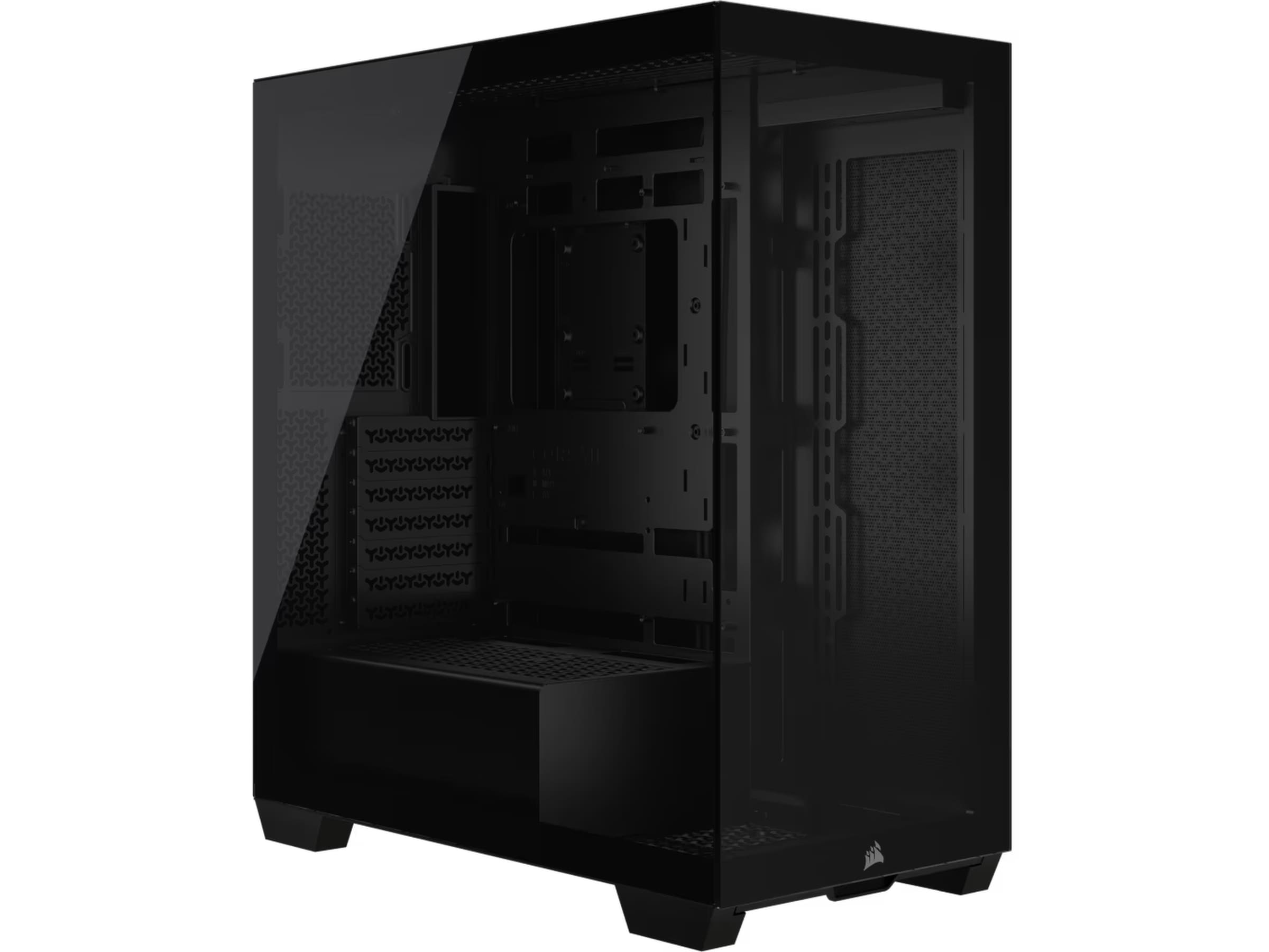 Corsair 3500X Tempered Glass Mid-Tower (sort) Midi tower
