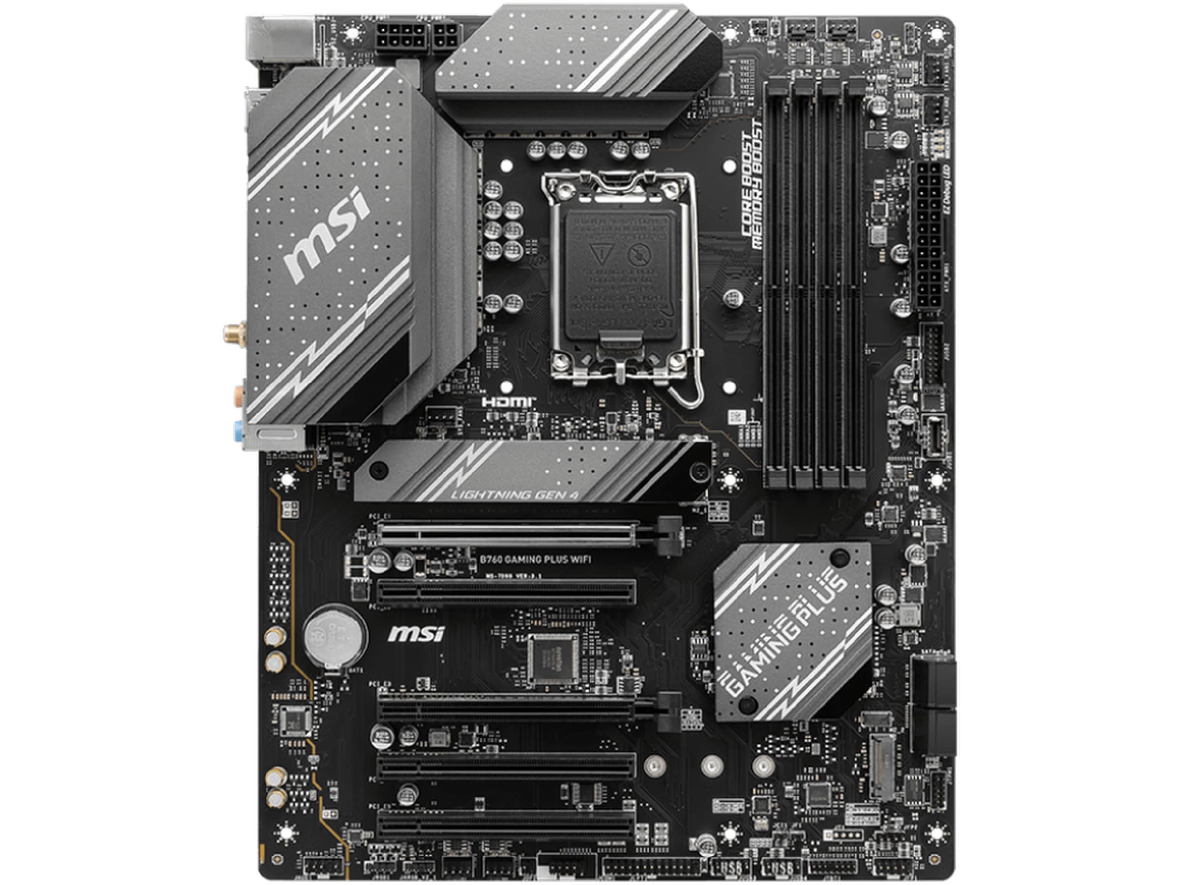 MSI B760 Gaming Plus WiFi Hovedkort Intel Socket