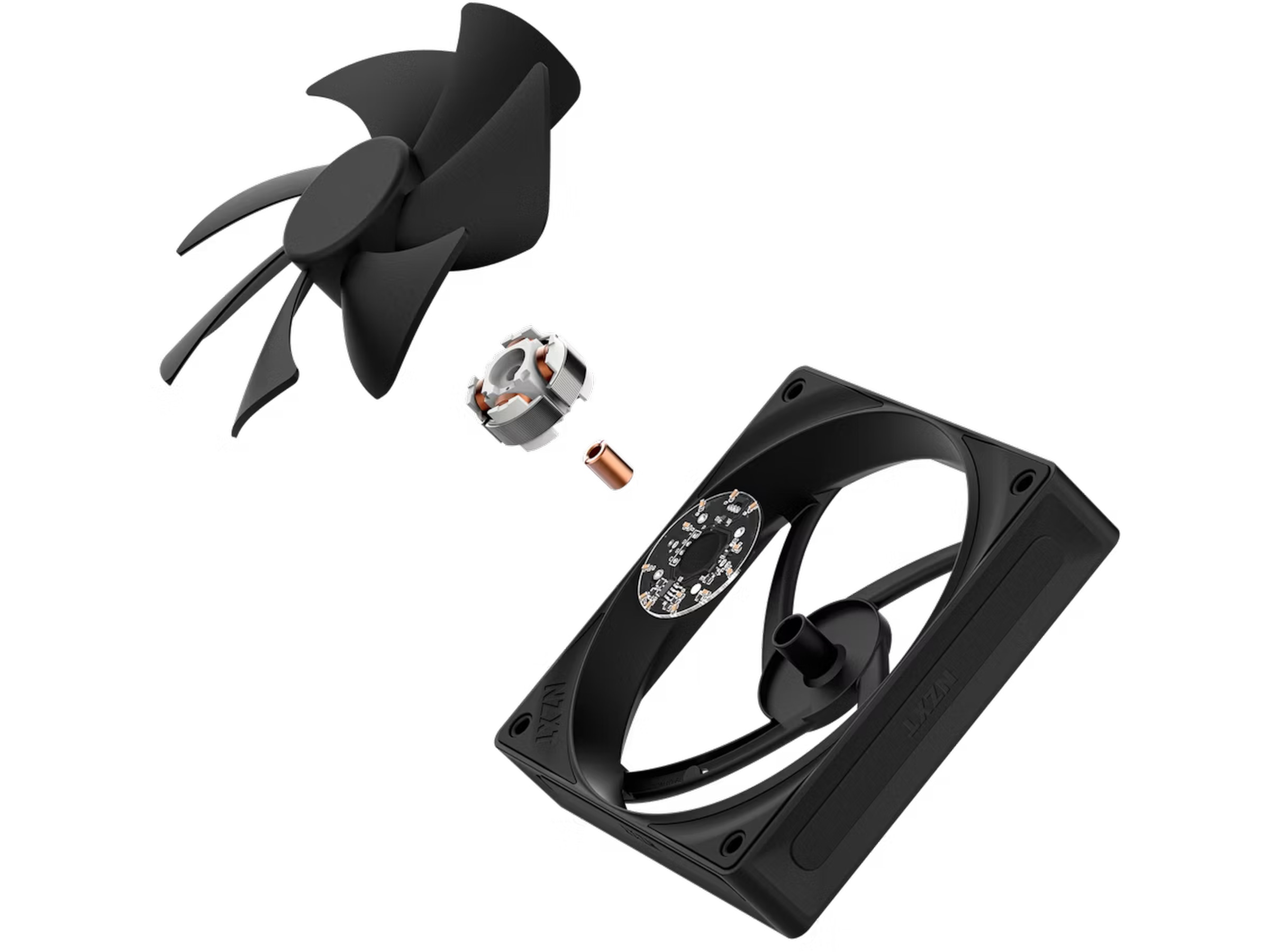 NZXT F120P Static Pressure Vifte (sort) Vifter