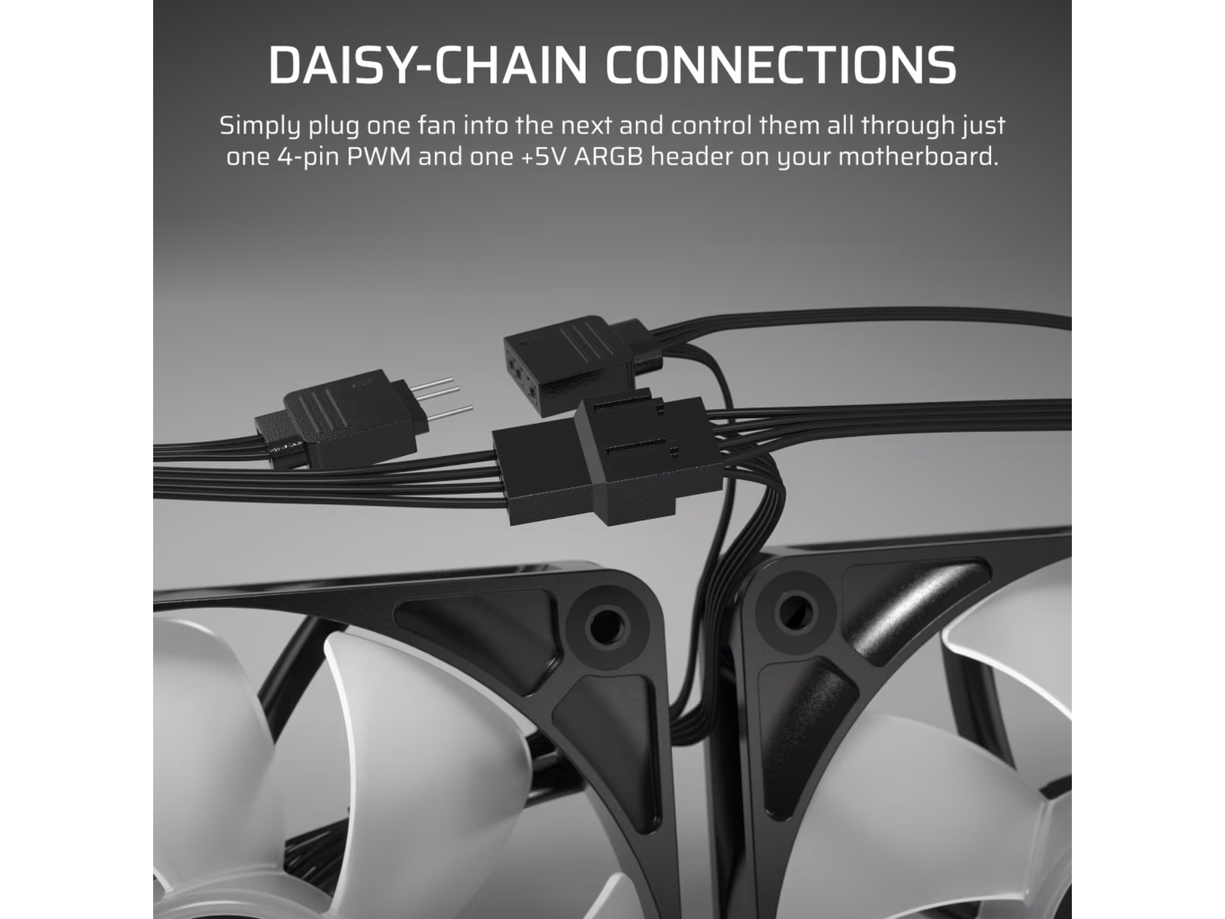 Corsair RS120 ARGB Vifte (sort) Vifter