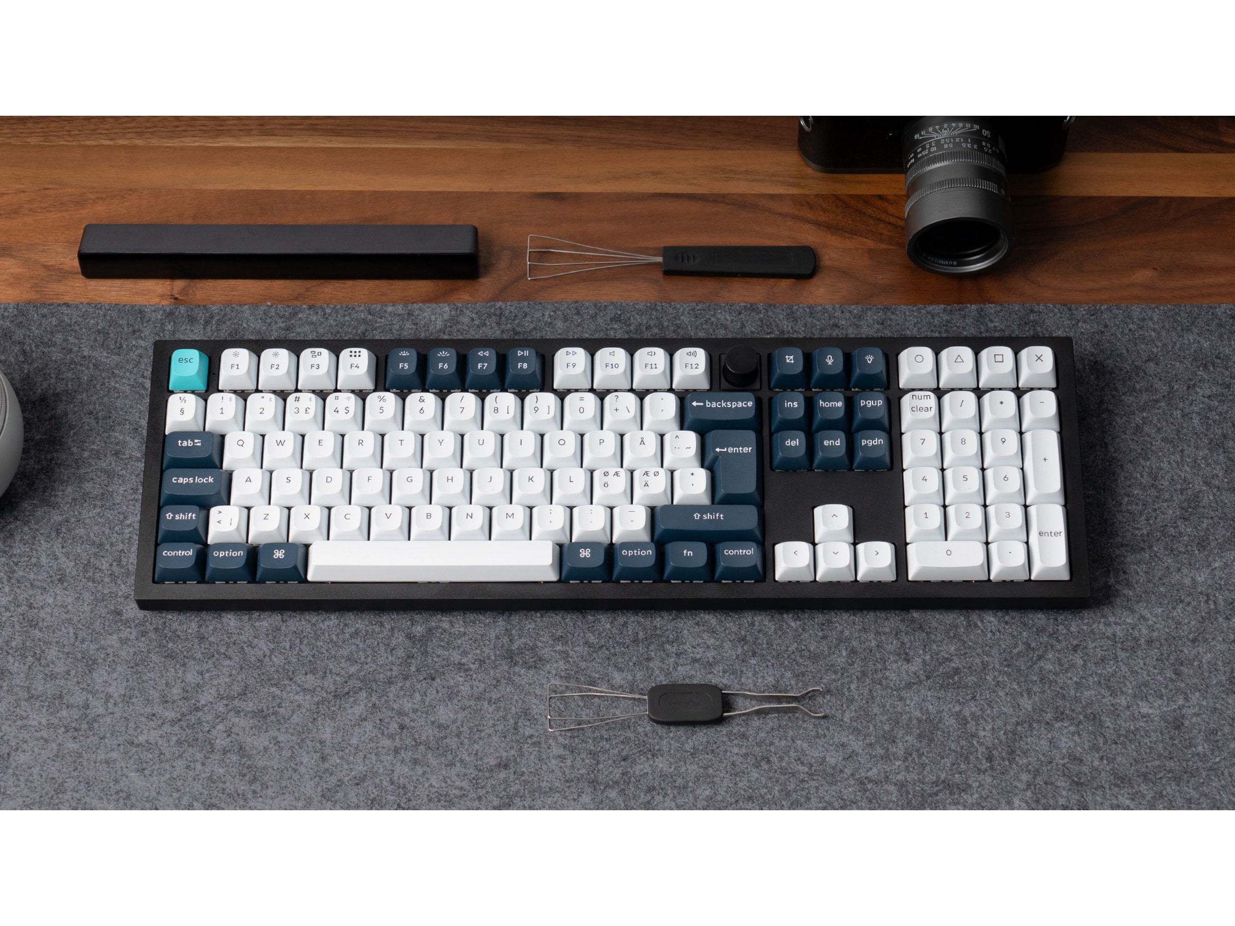 Keychron Q6 MAX 100% Trådløst Tastatur Brown Switches Gamingtastatur