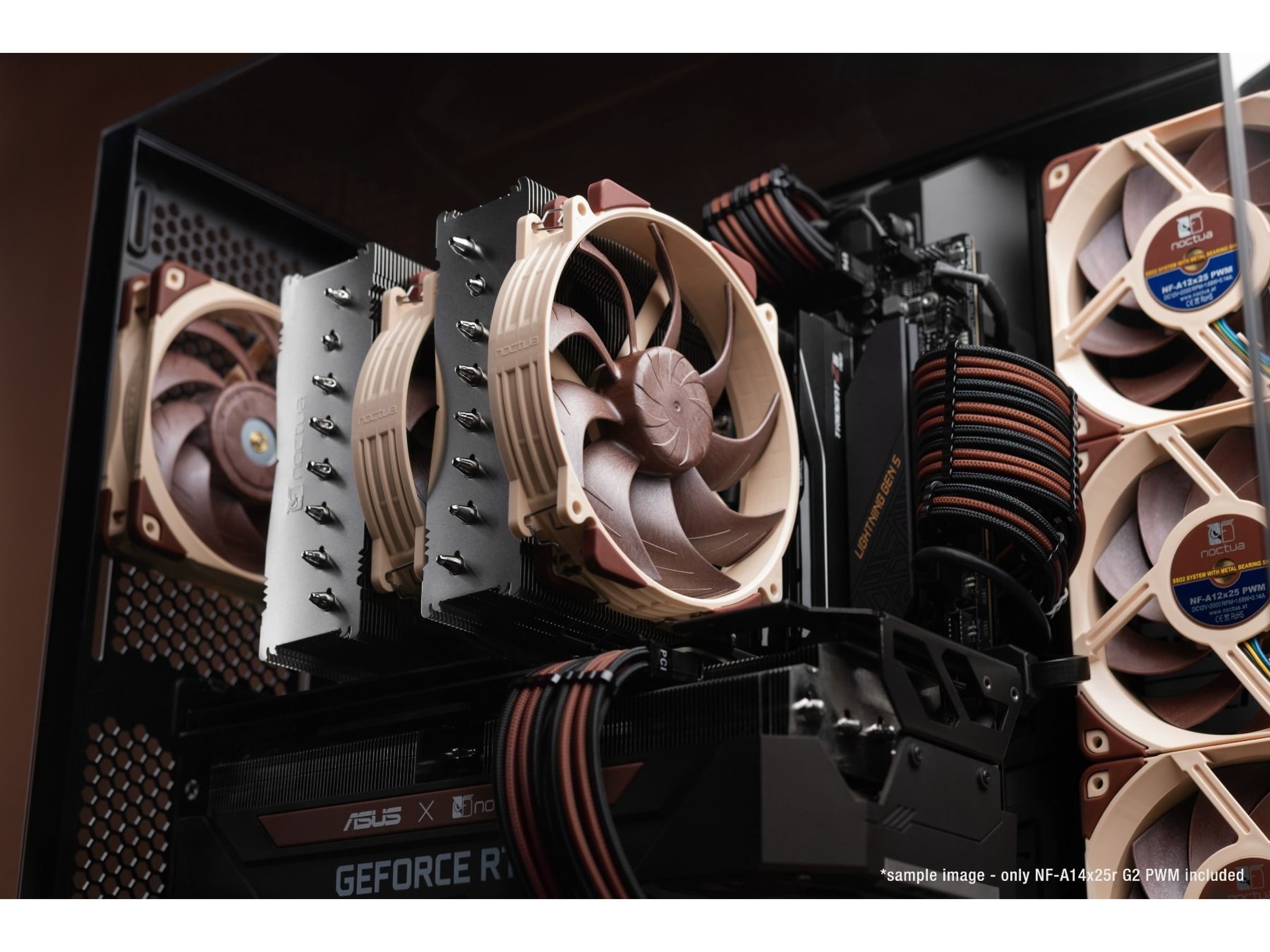 Noctua NF-A14x25r G2 PWM Sx2-PP Vifte Vifter