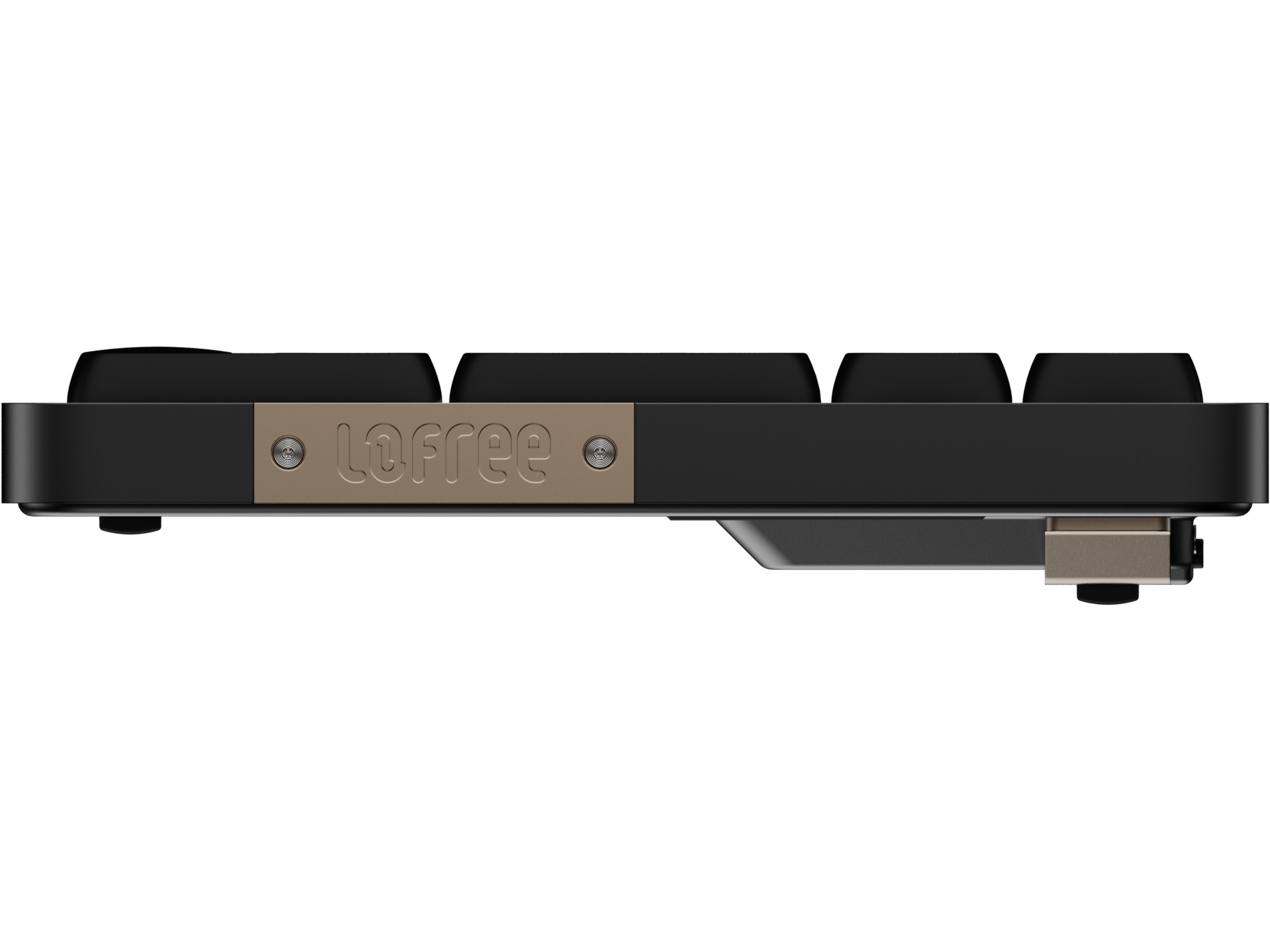 Lofree Flow100 low profile trådløst tastatur (sort) Tastatur