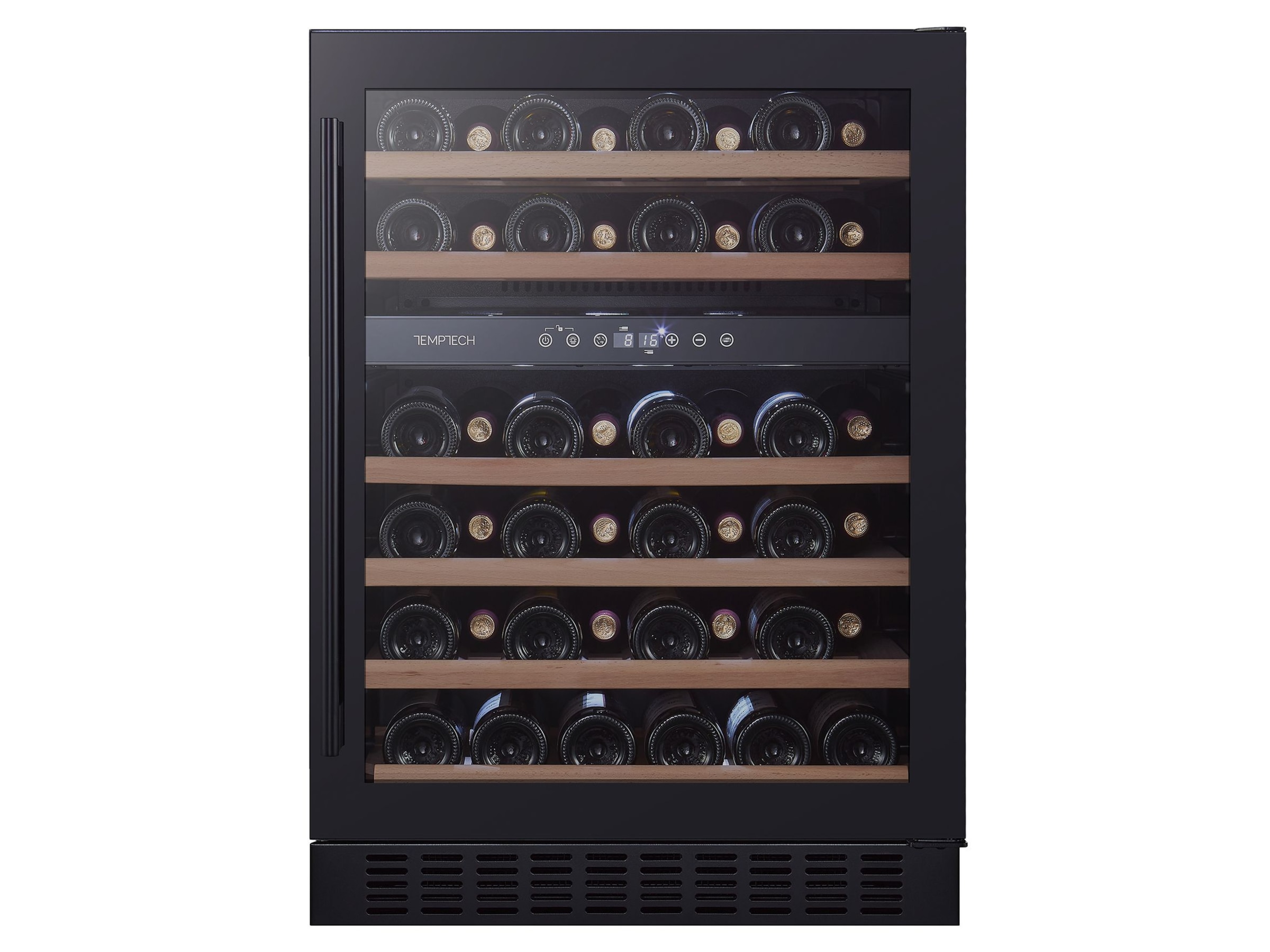 Temptech Classique CLX60DB vinskap (46 flasker) Frittstående vinskap