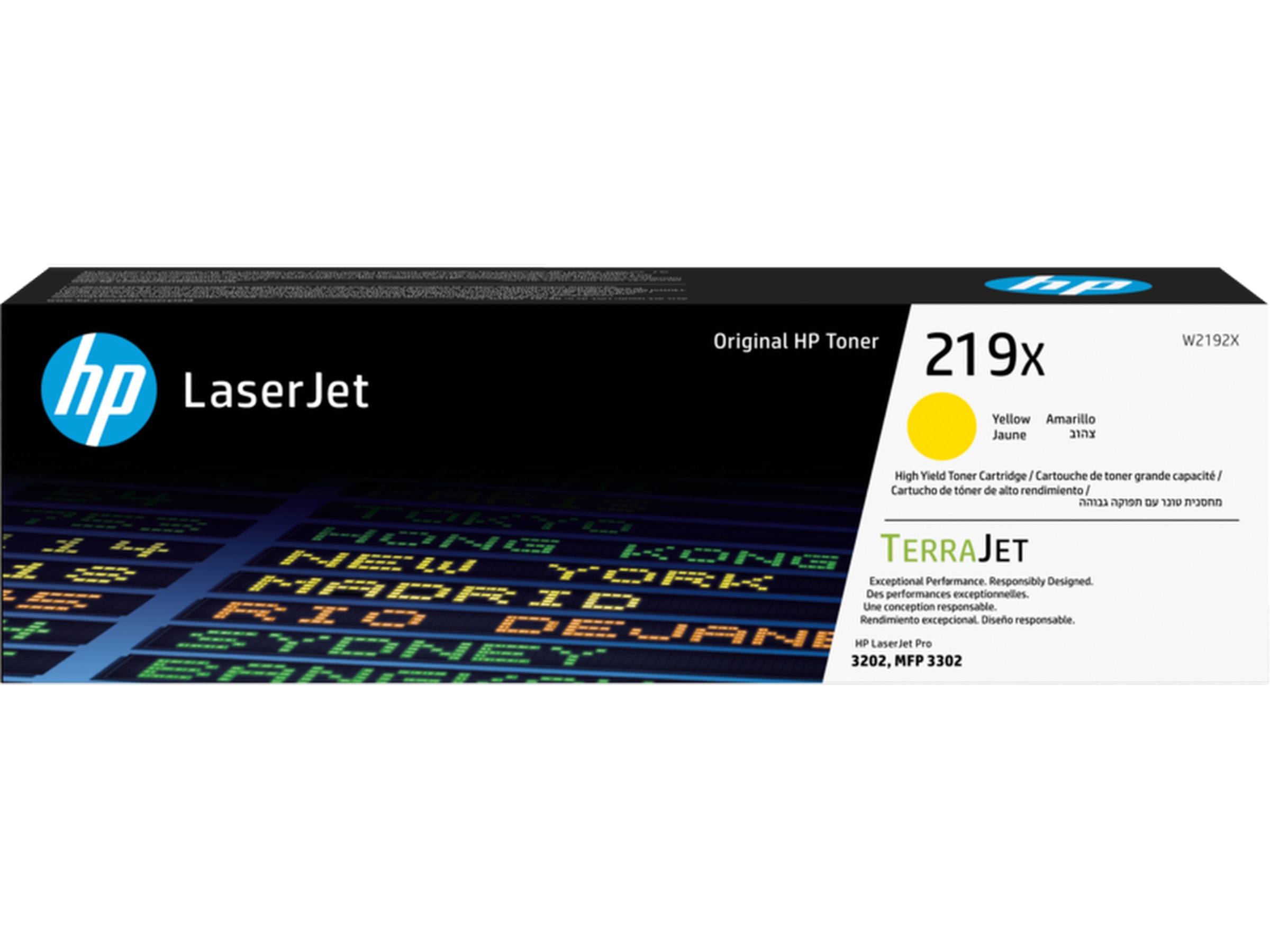 HP Toner 219X Gul Lasertoner