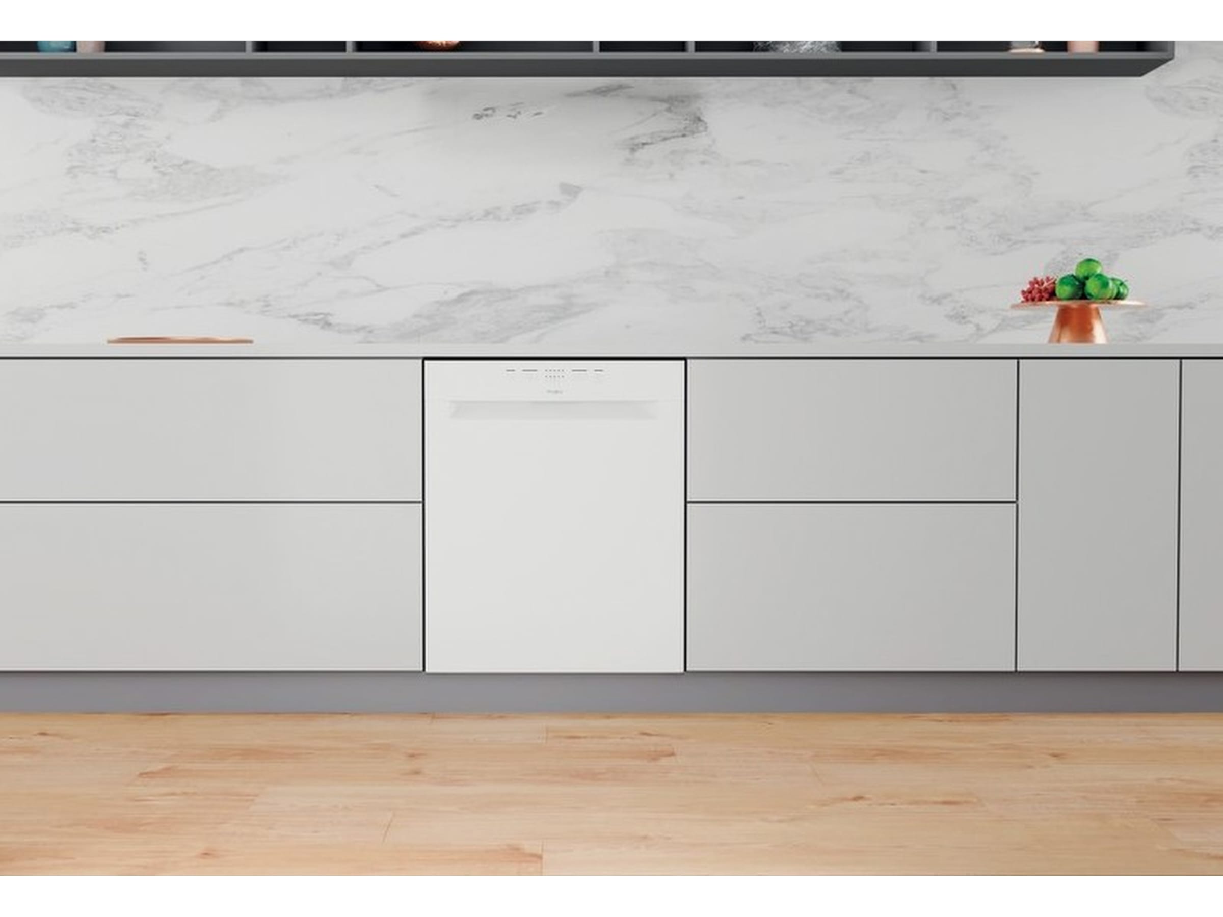 Whirlpool WUE 2B26 Oppvaskmaskin (hvit) Underbygd oppvaskmaskin