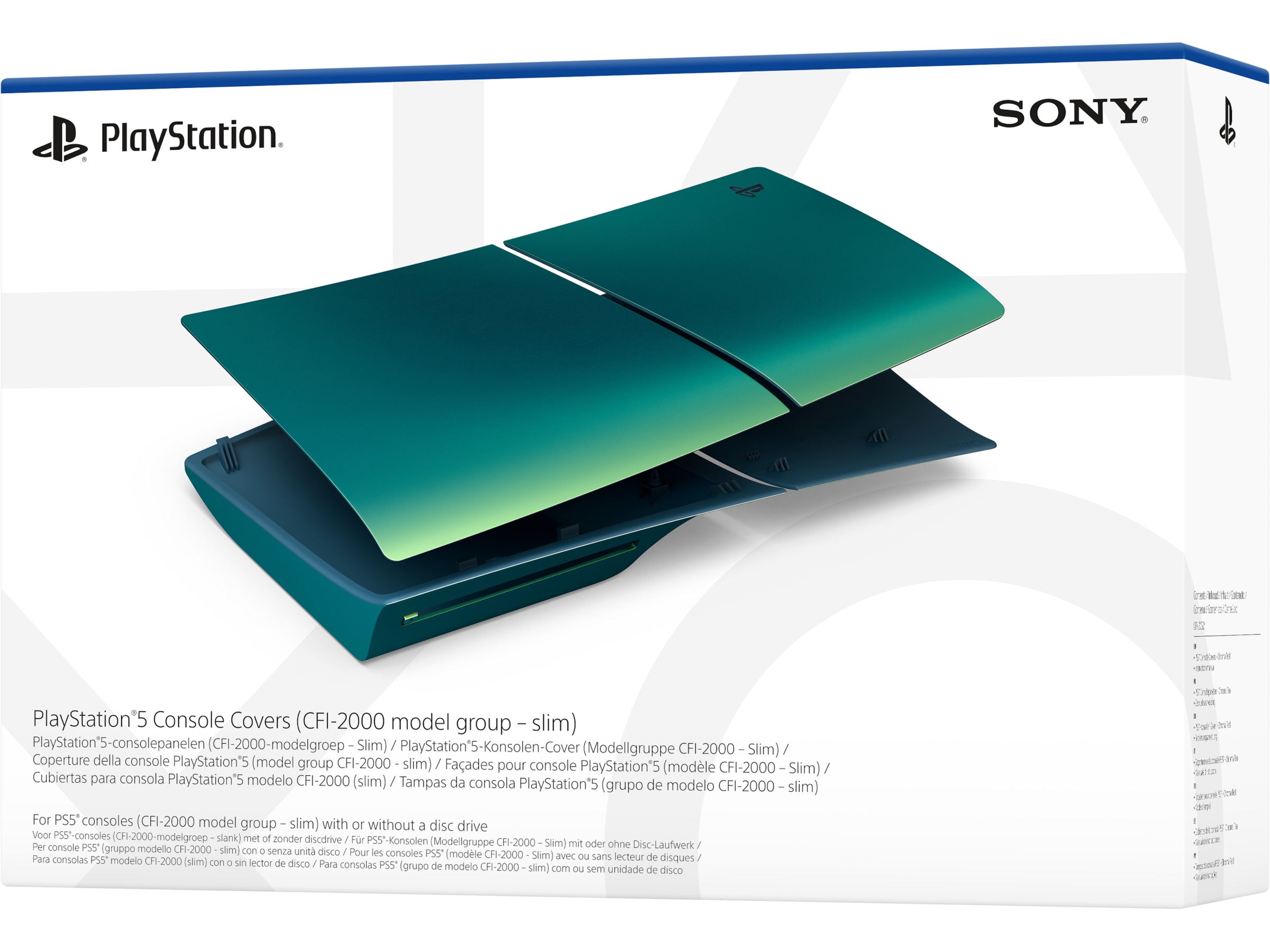 PlayStation 5 Konsolldeksel (Chroma Teal) Tilbehør til spillkonsoller