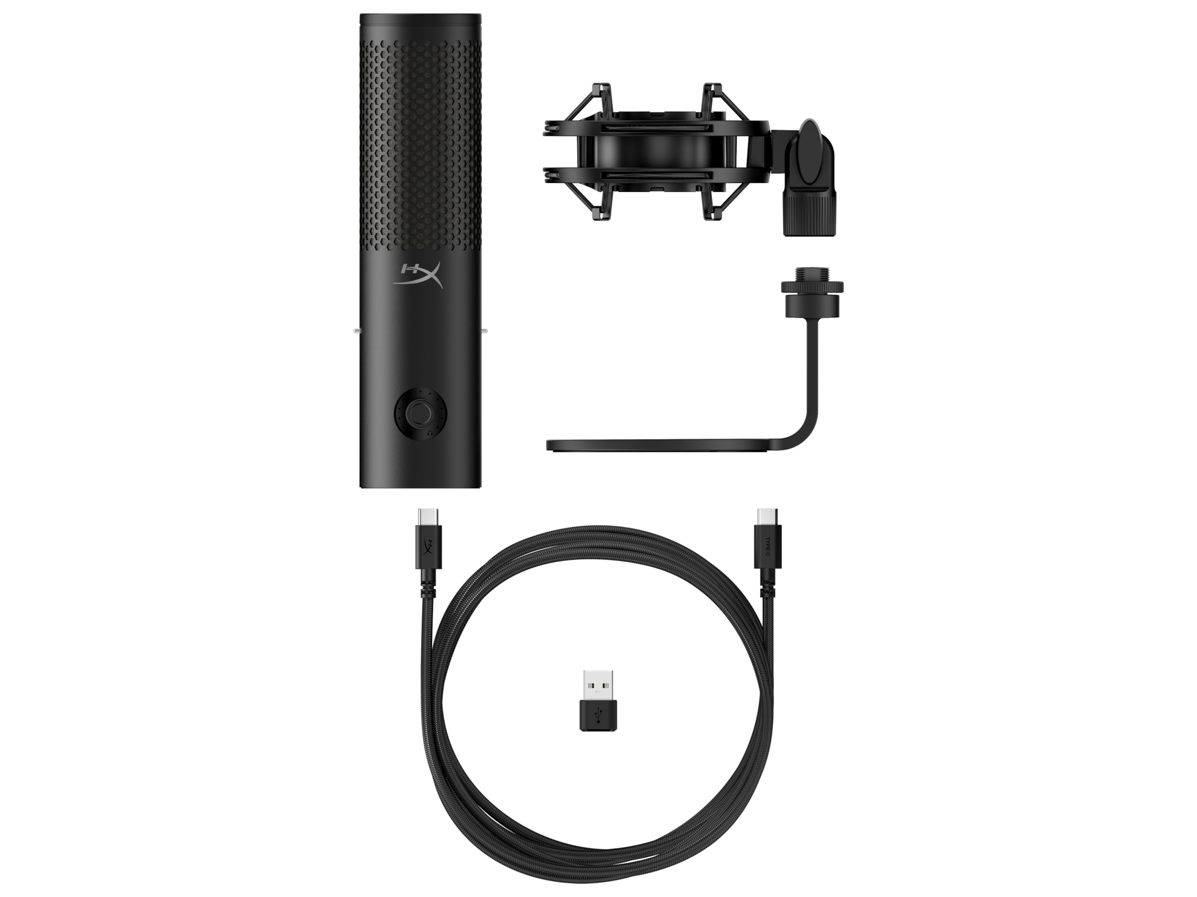 HyperX QuadCast 2 S RGB USB mikrofon (sort) Mikrofon