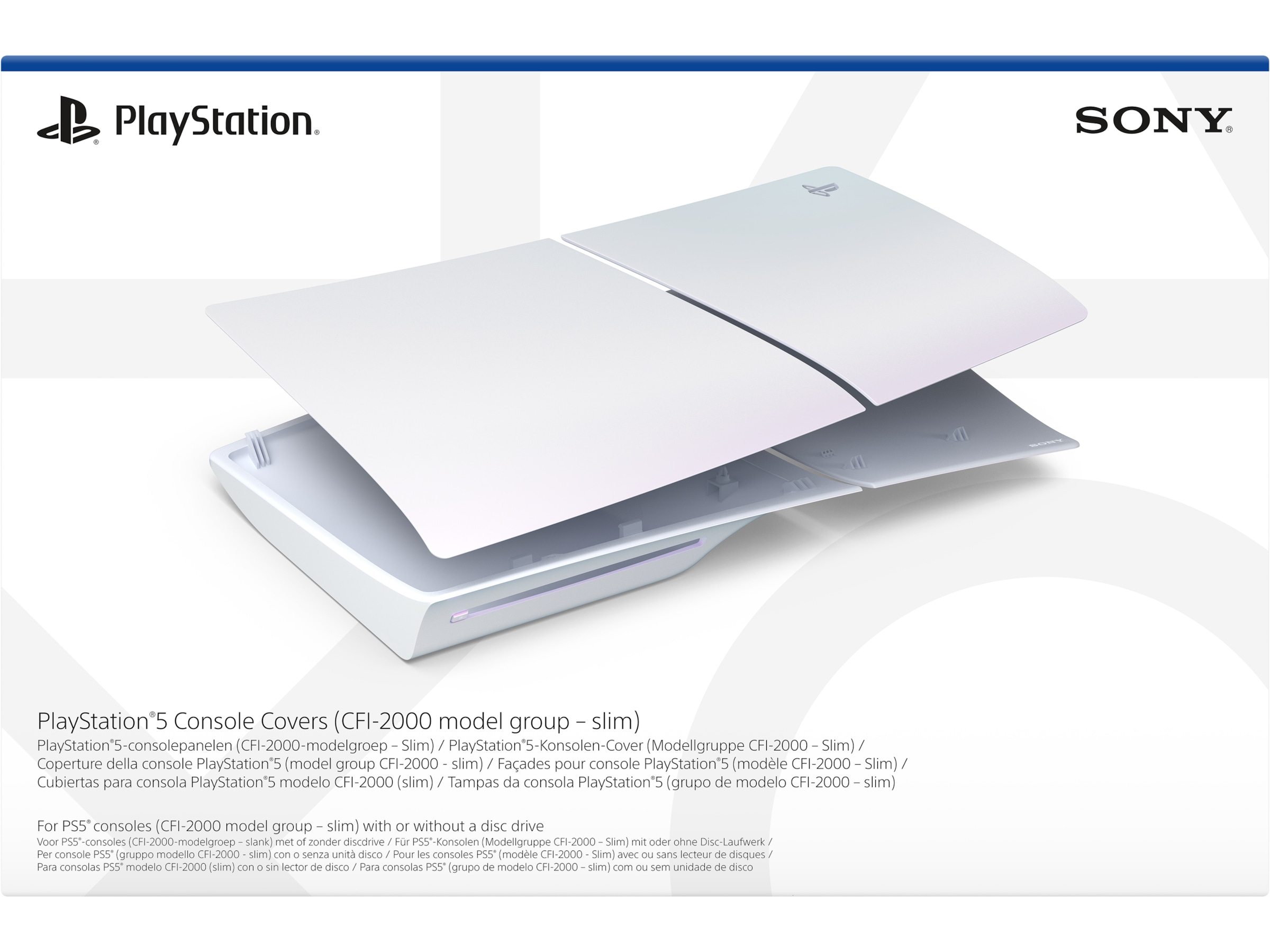PlayStation 5 Konsolldeksel (Chroma Pearl) Tilbehør til spillkonsoller