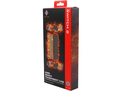 Deltaco Transparent PC-deksel for Nintendo Switch 2 (Smokey Grey) Tilbehør til spillkonsoller
