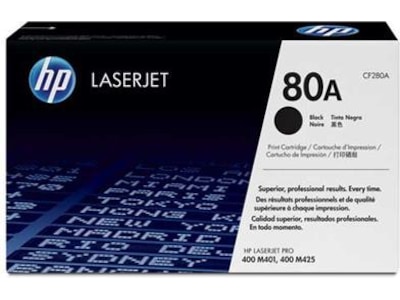 HP Toner Sort 80A HV Lasertoner