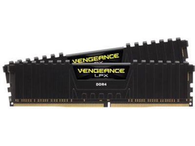 Corsair Vengeance LPX DDR4 2666MHz 32GB (sort) Minnebrikker