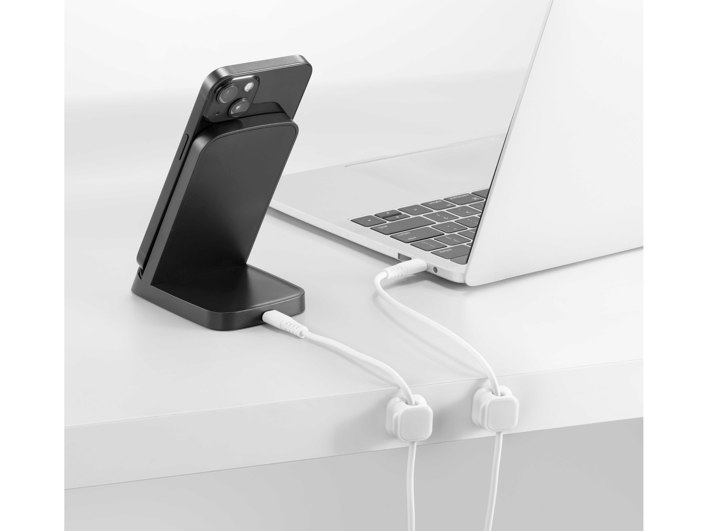 Andersson kabelklips magnetiske 4pk (sort) Kabelskjulere & tilbehør