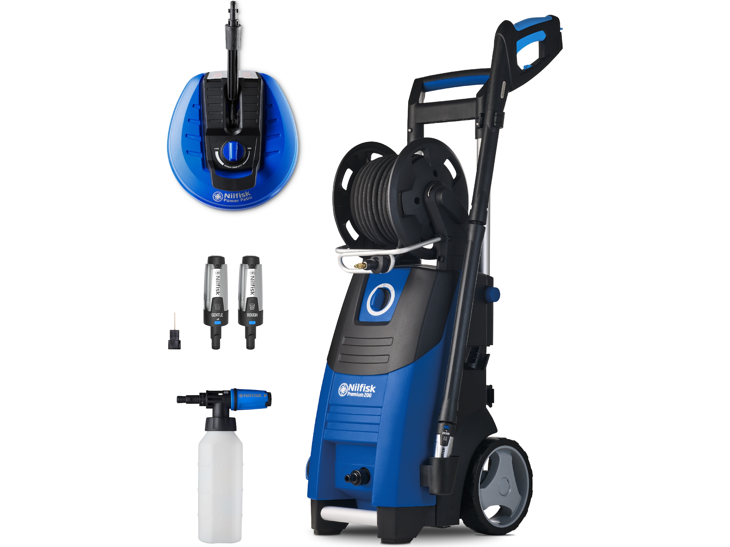 Nilfisk Premium 200-15 høytrykkspyler med Power Patio Høytrykkspylere