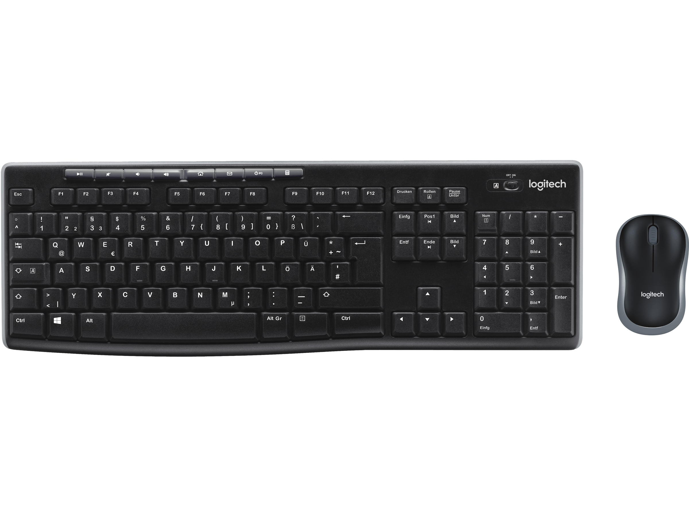 Logitech MK270 Combo Trådløs Mus & tastatur -kombipakker