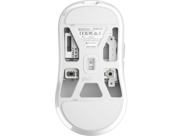 Pulsar X2N CrazyLight gamingmus 43g 32000 DPI Gamingmus