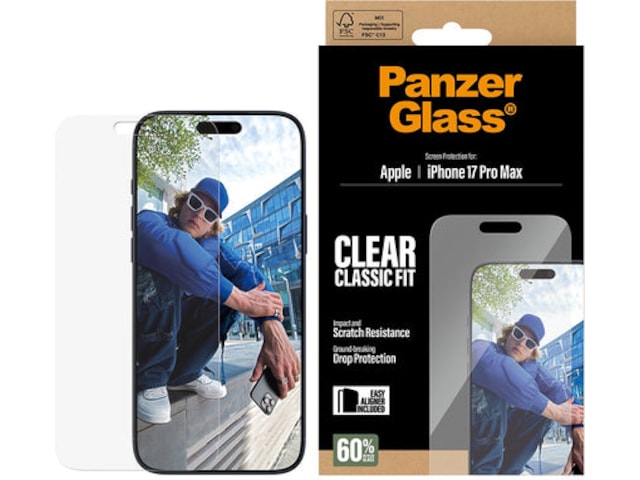 PanzerGlass iPhone 17 Pro Max Skjermbeskytter Skjermbeskytter