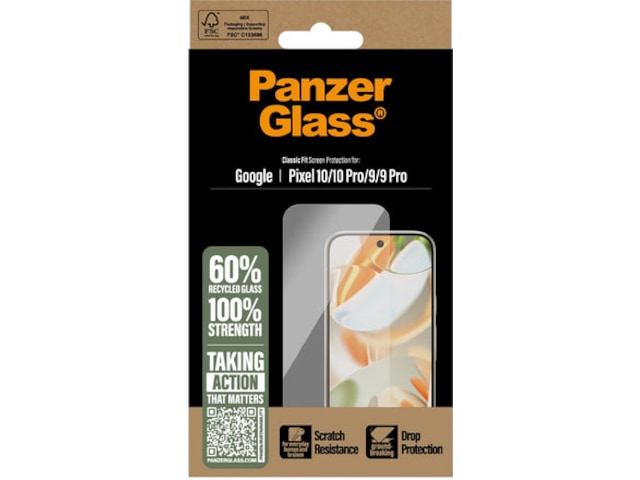 PanzerGlass Pixel 10/10 Pro/9/9 Pro Skjermbeskytter Skjermbeskytter
