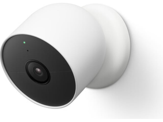 Google Nest Kamera -utendørs/innendørs, batteri (hvit) Overvåkningskameraer