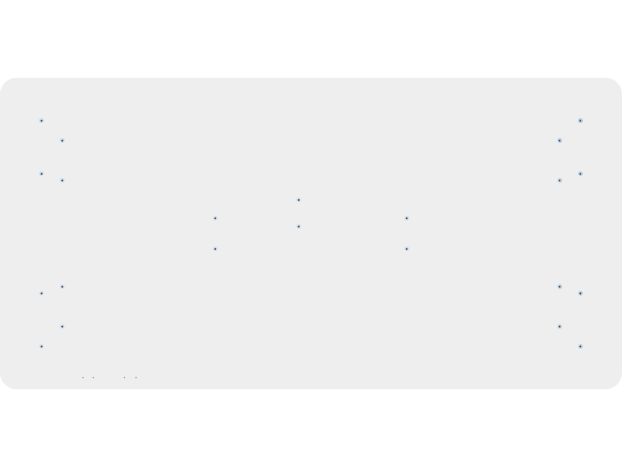 iiglo Skrivebordsplate 150cm (hvit) Skrivebord