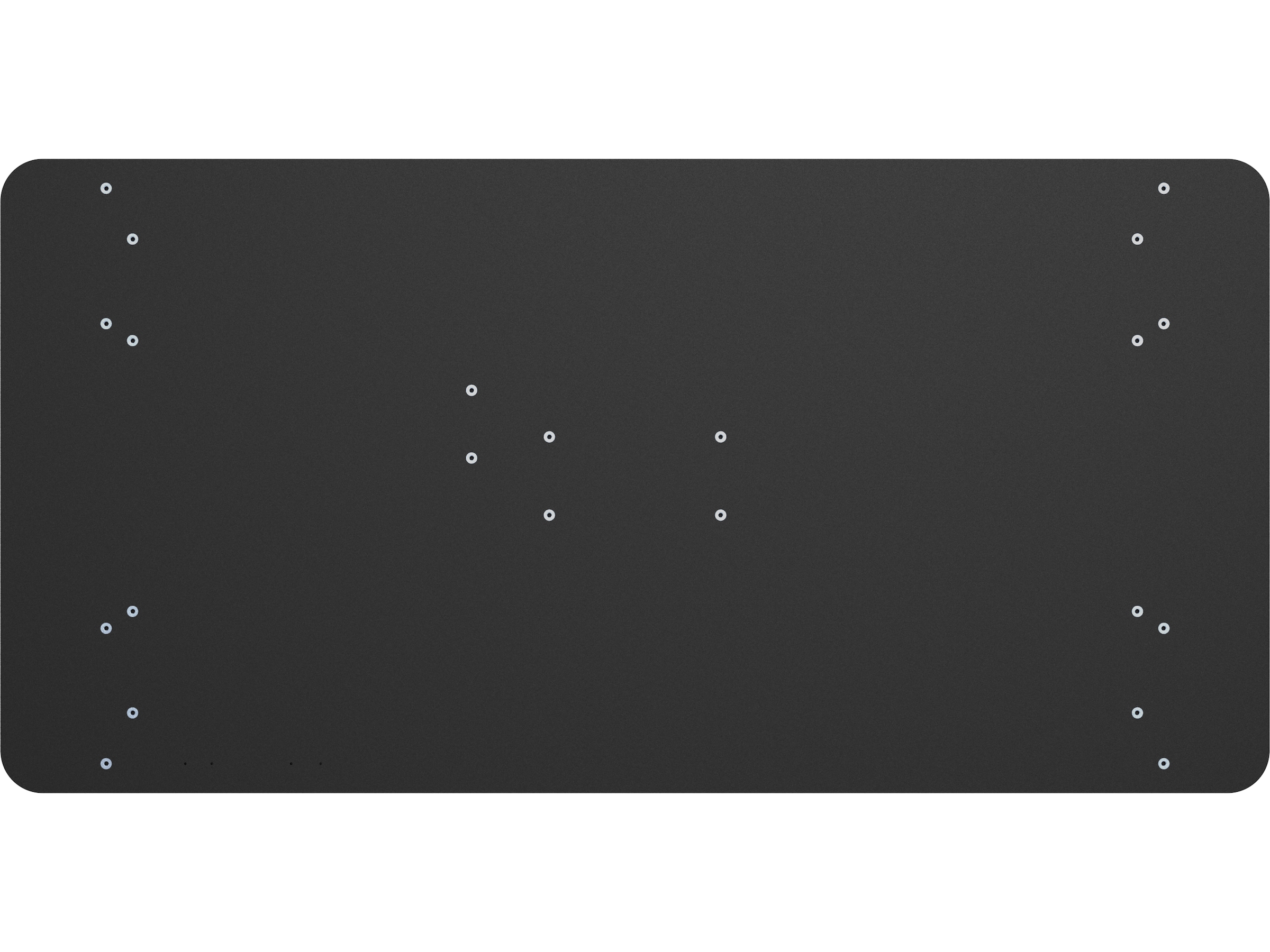 iiglo Skrivebordsplate 120cm (sort) Skrivebord