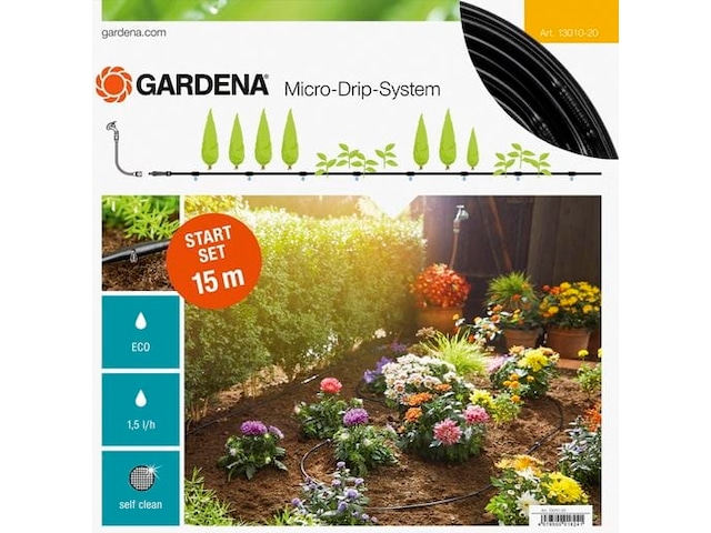 Gardena Micro drip startsett for planterader S Vanningssystemer