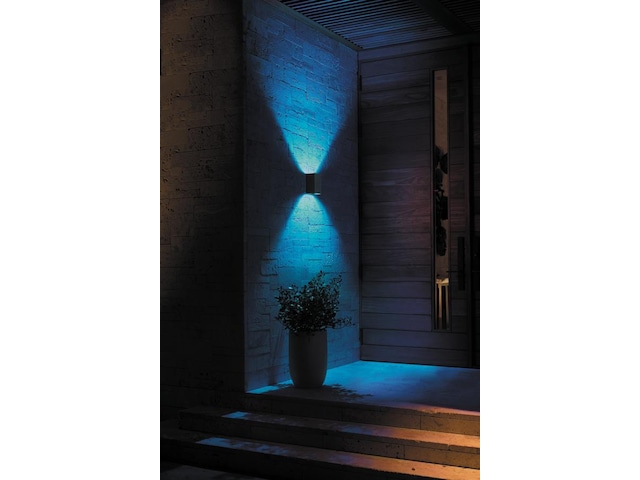 Philips Hue Resonate utendørs vegglampe (sort) Vegglampe